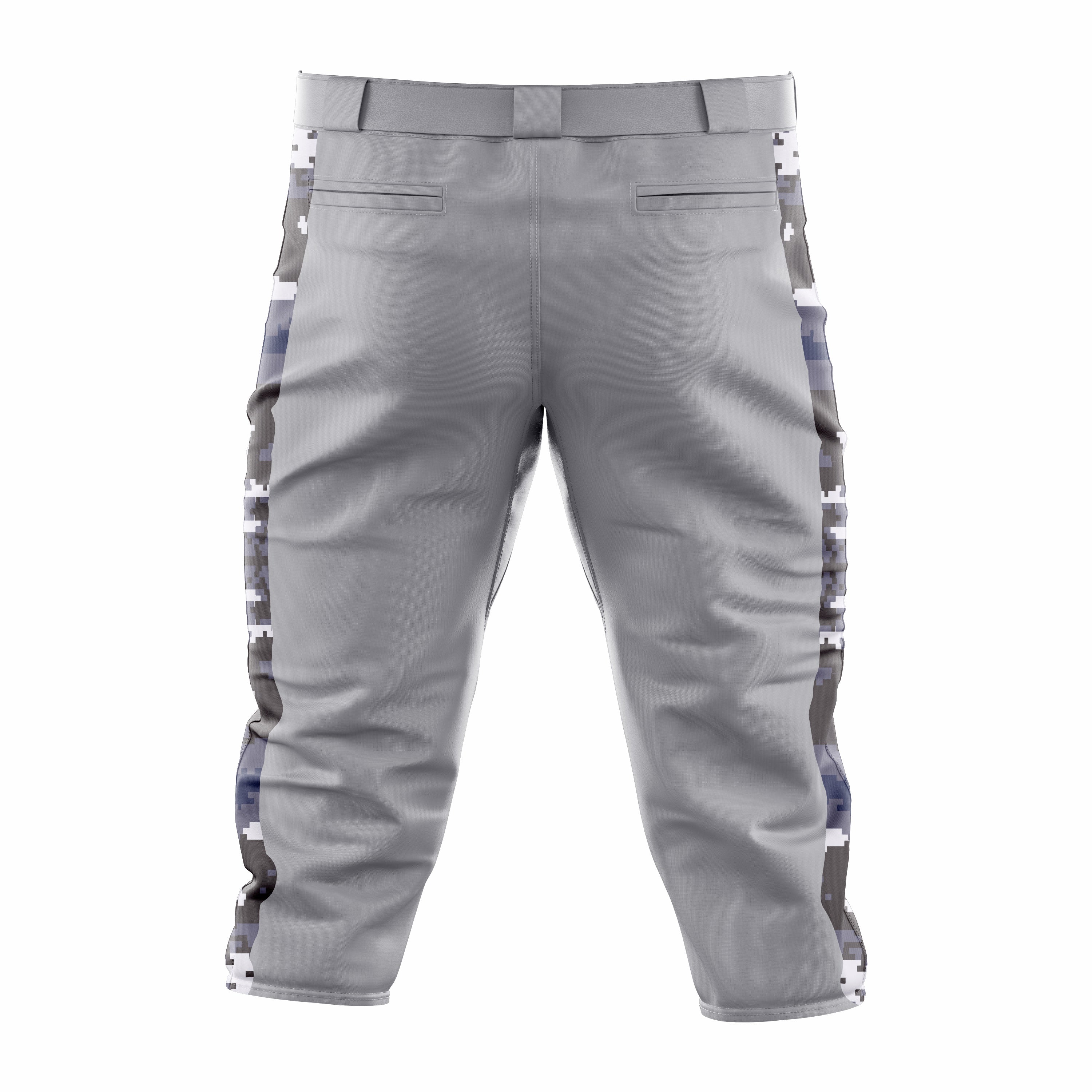 Custom Dark Grey, Blue & Maroon Baseball Knicker Pant