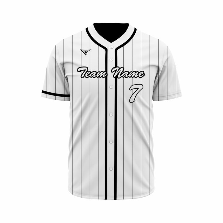 Custom Baseball full Buttons Jersey Sublimated