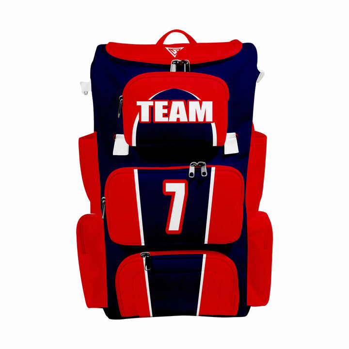 CUSTOM DARK, BLUE & GREEN ELITE BASEBALL/SOFTBALL BACKPACKS