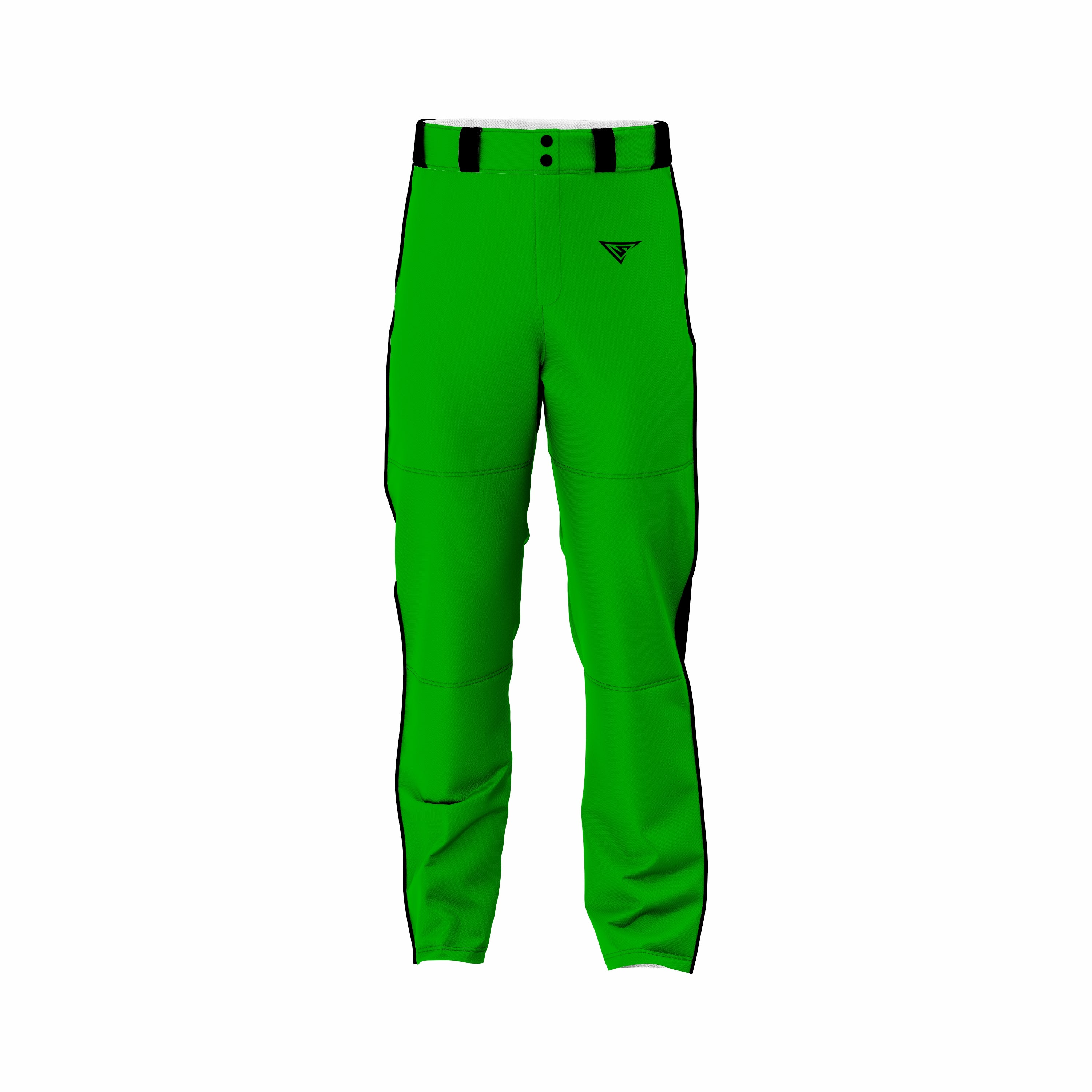 Custom Green & Black softball Pant