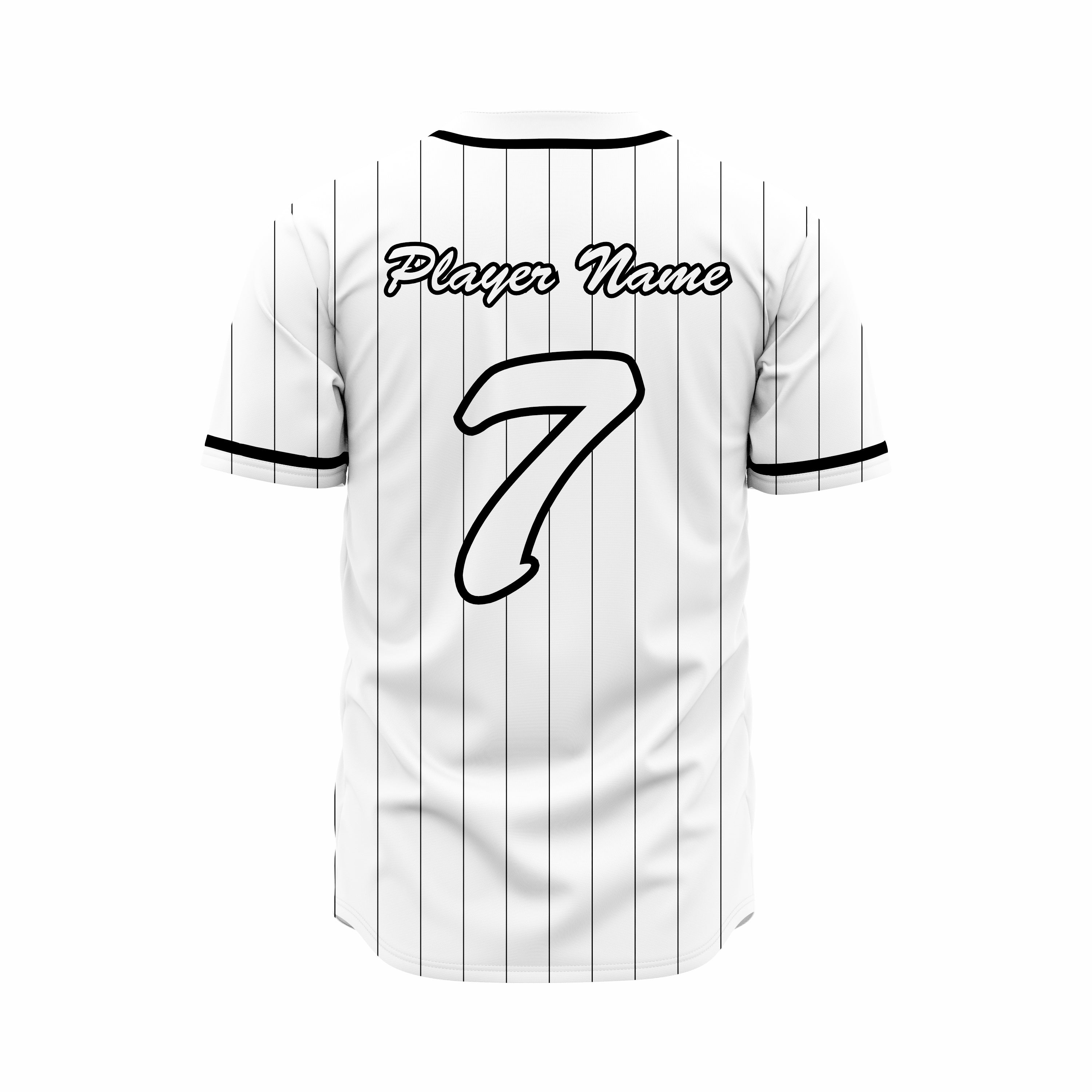 Custom Baseball full Buttons Jersey Sublimated