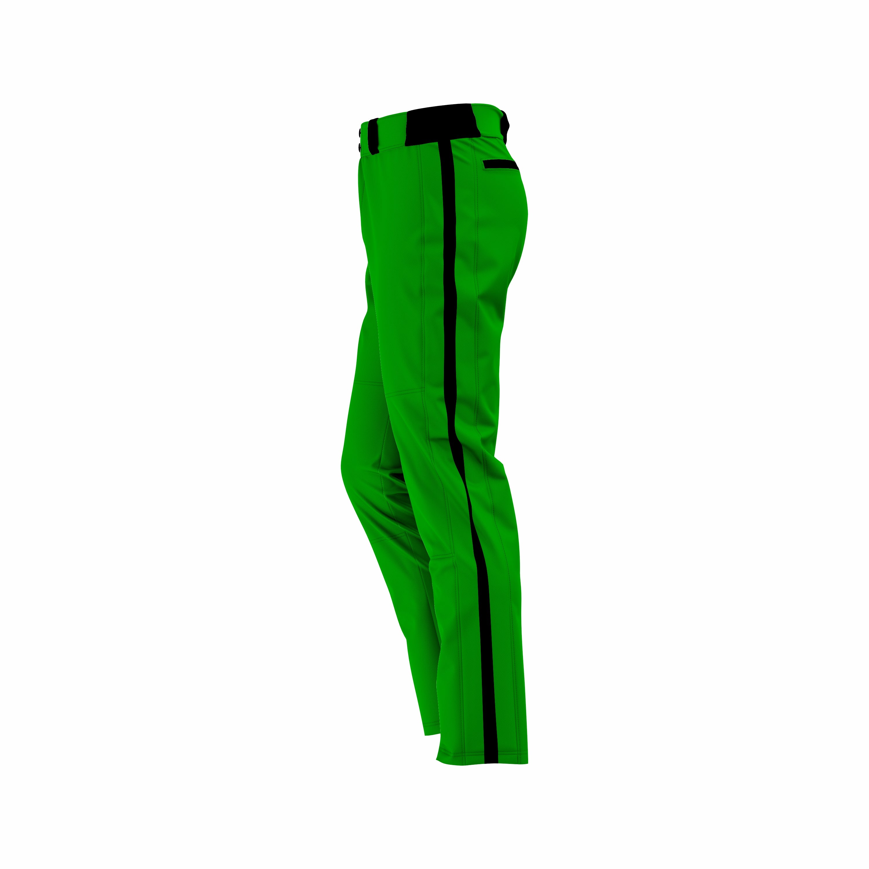 Custom Green & Black softball Pant