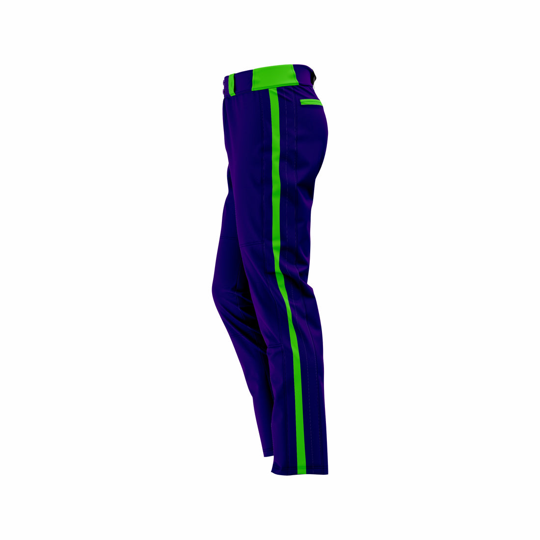 Custom Blue & Yellow Baseball Pant