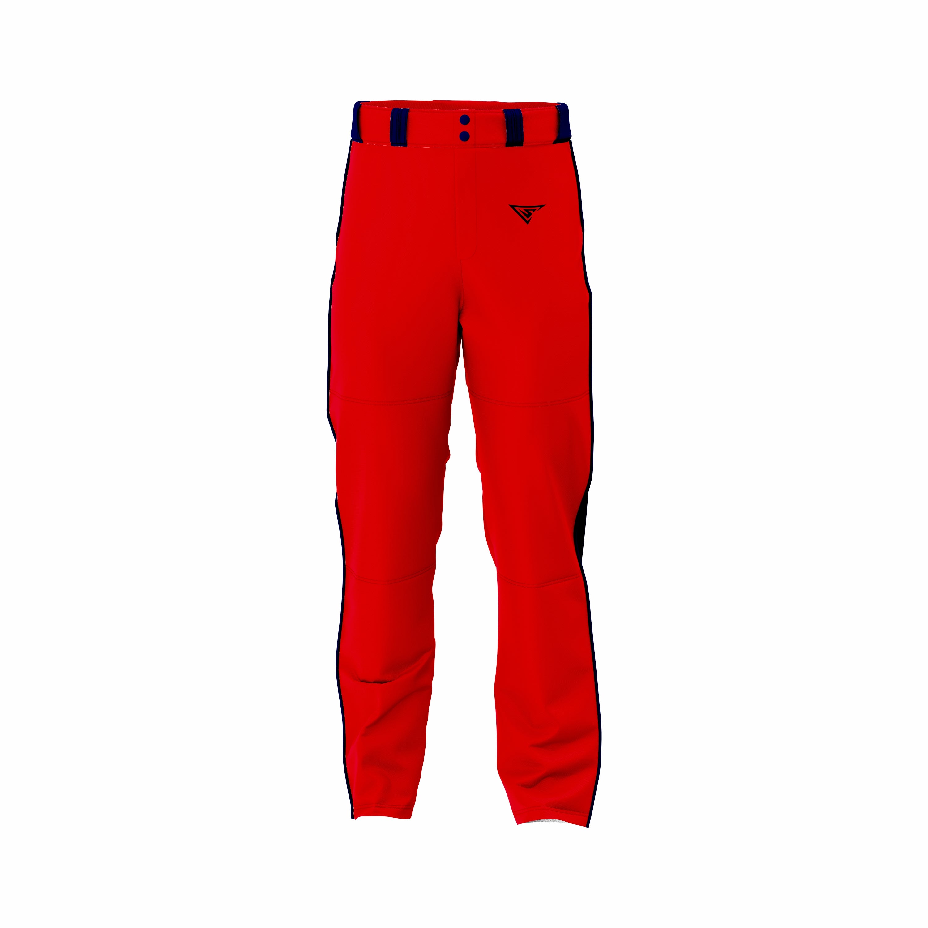 Custom Red & Black softball Pant