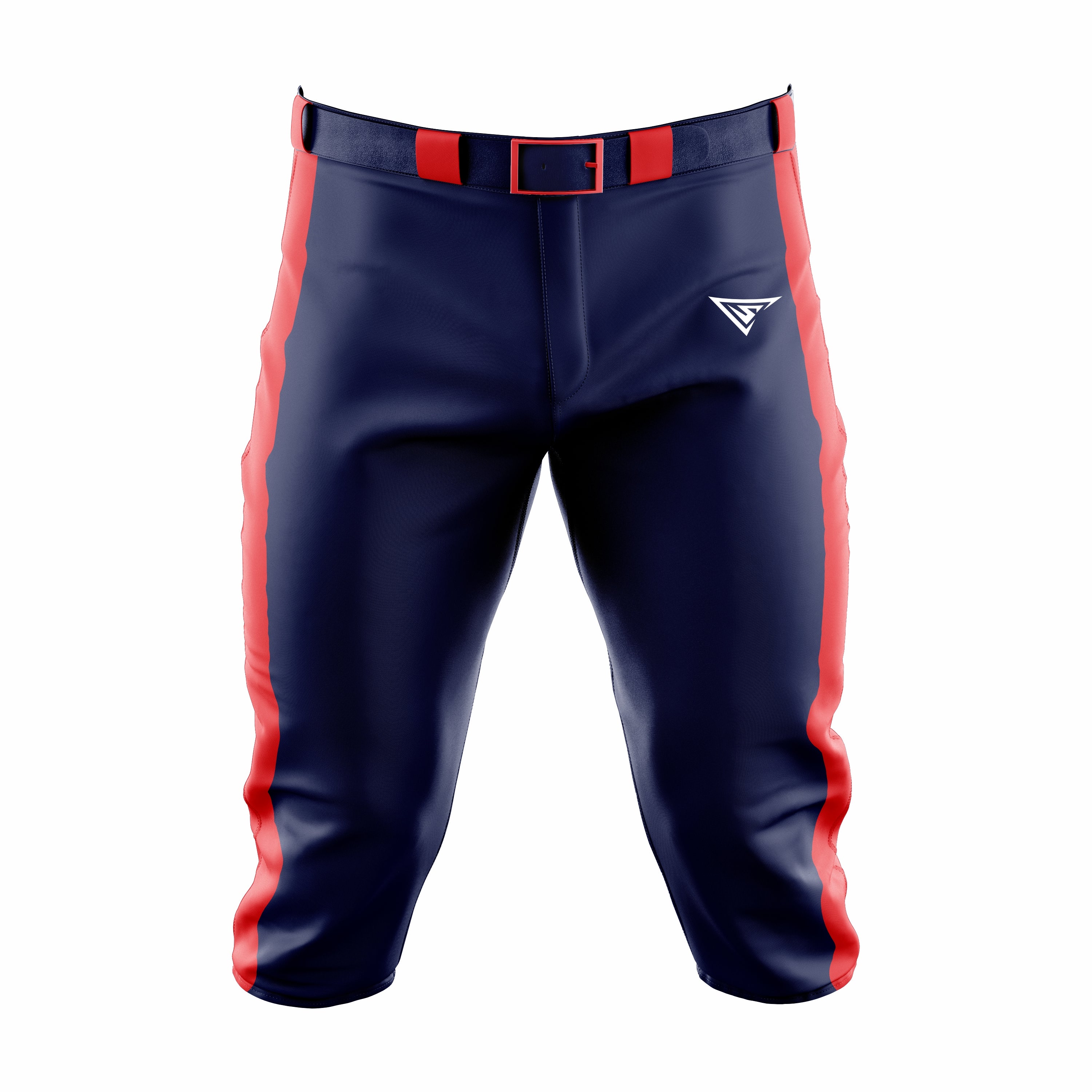 Custom Dark Blue & Red softball Knicker Pant