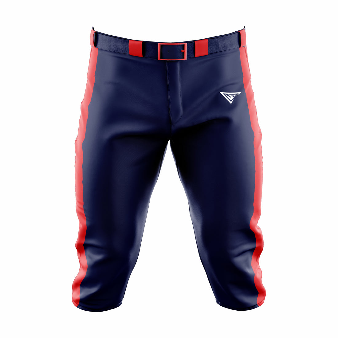 Custom Dark Blue & Red softball Knicker Pant