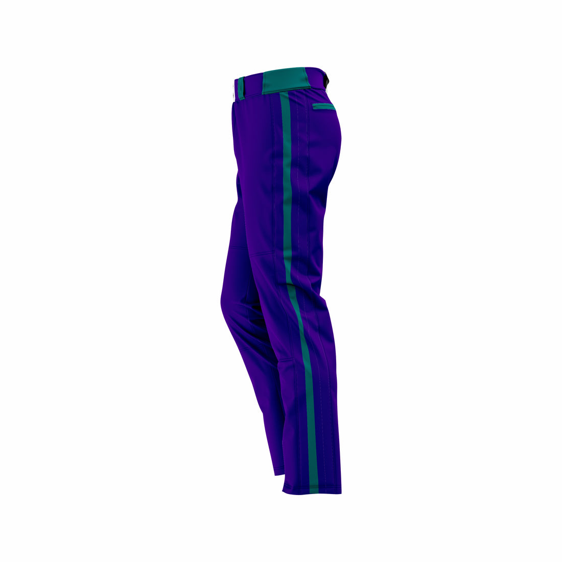 Custom Blue & Green Baseball Pant