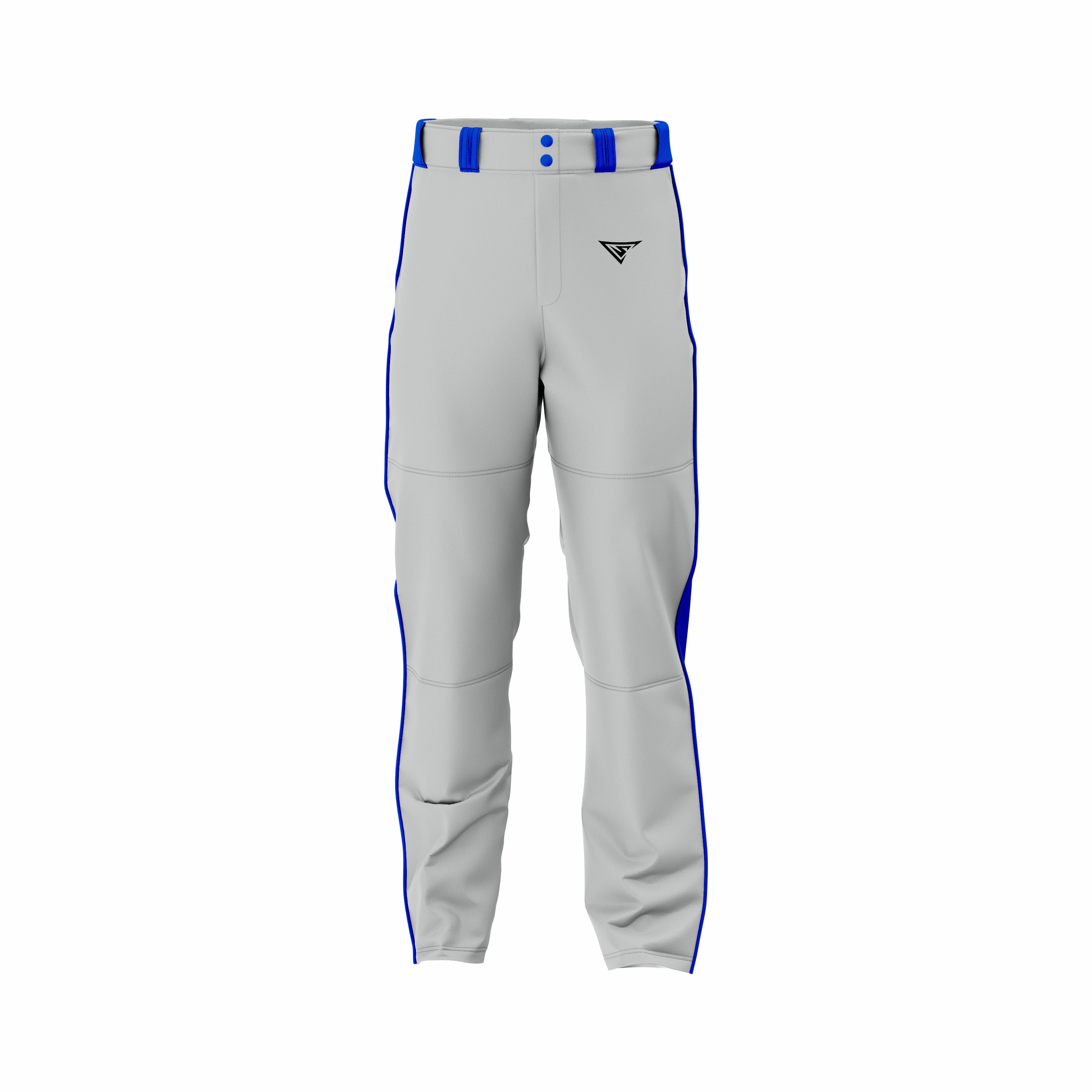 Custom Grey & Blue softball Pant