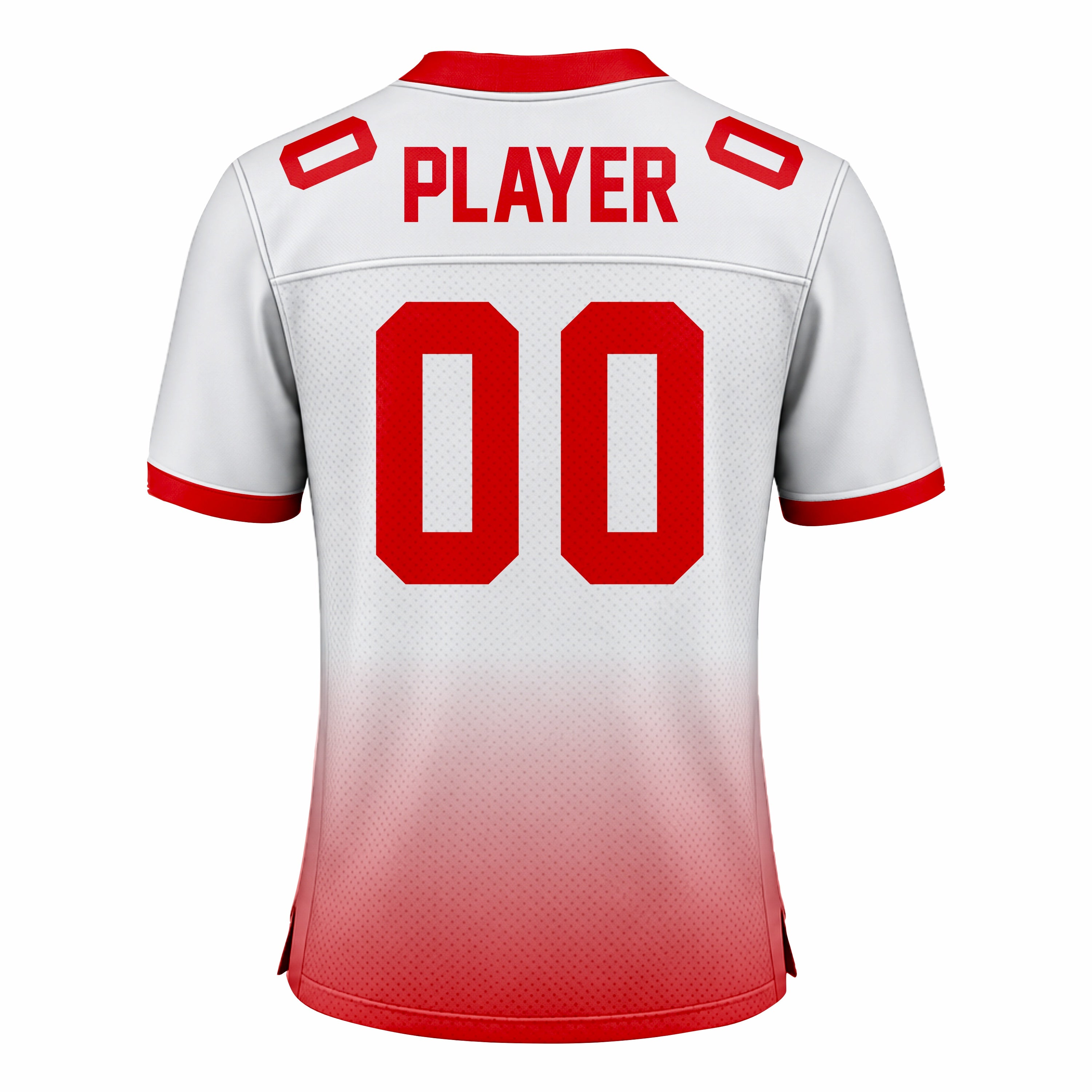 Custom Orange & White American Football Fan Jersey