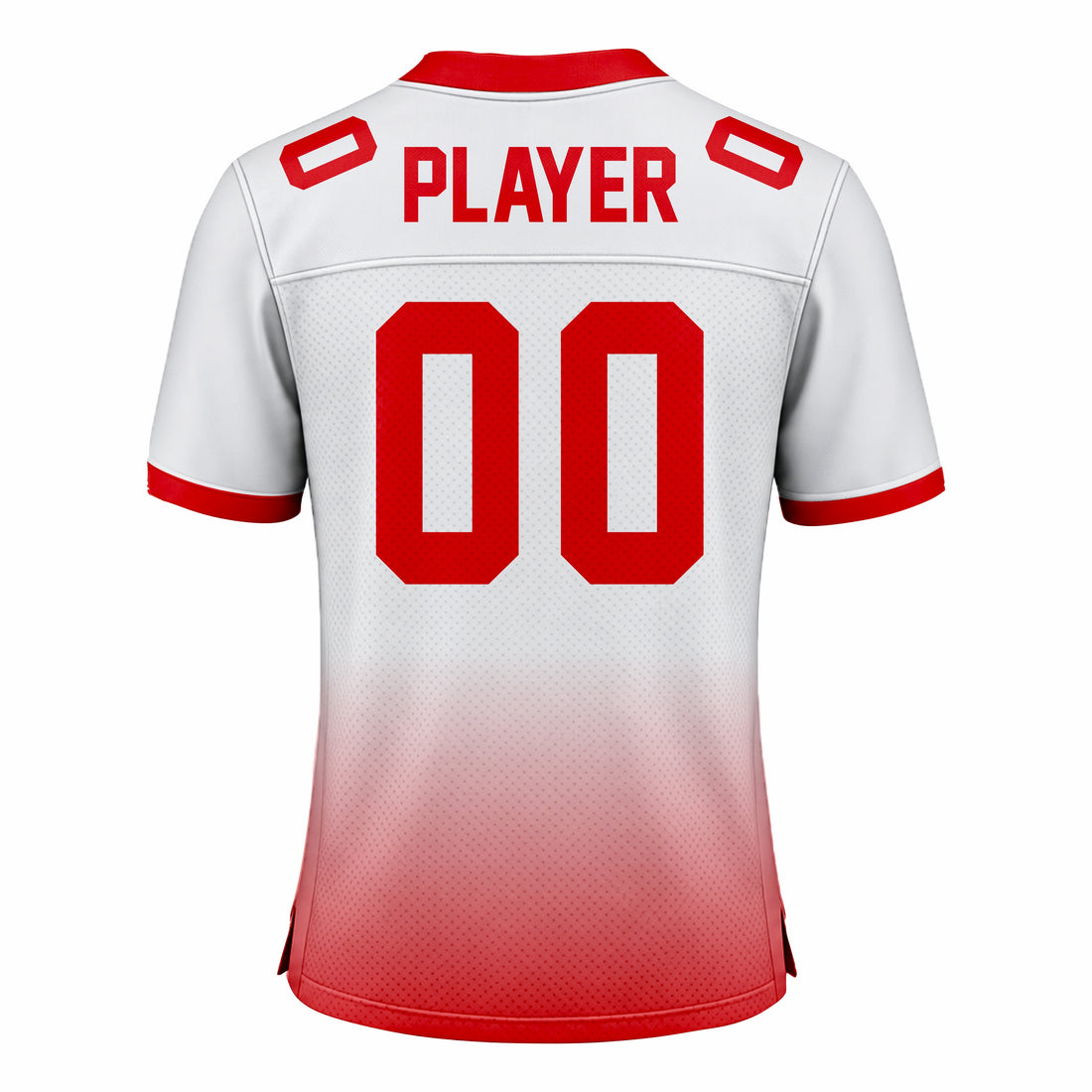 Custom Orange & White American Football Fan Jersey