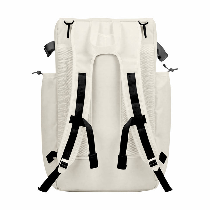 CUSTOM OFF WHITE & BROWN ELITE BASEBALL/SOFTBALL BACKPACKS