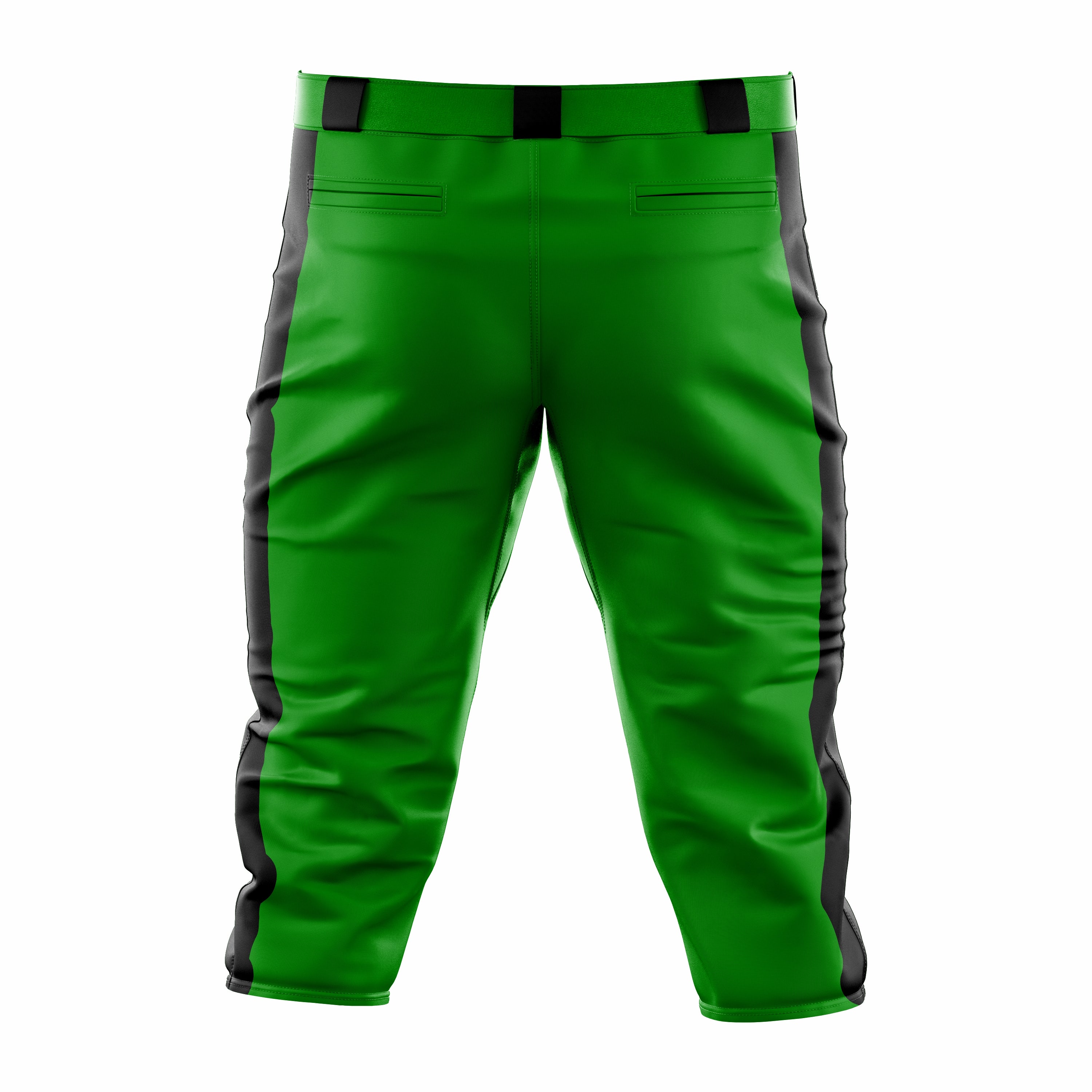 Custom Green & Black softball Knicker Pant