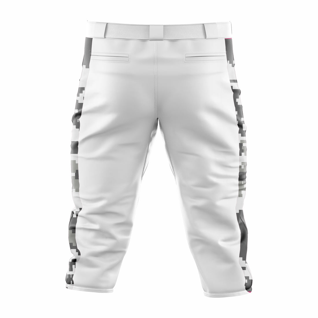 Custom White & Green Baseball Knicker Pant