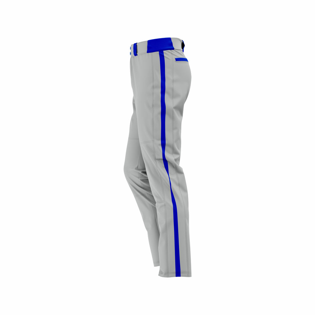 Custom Grey & Blue softball Pant