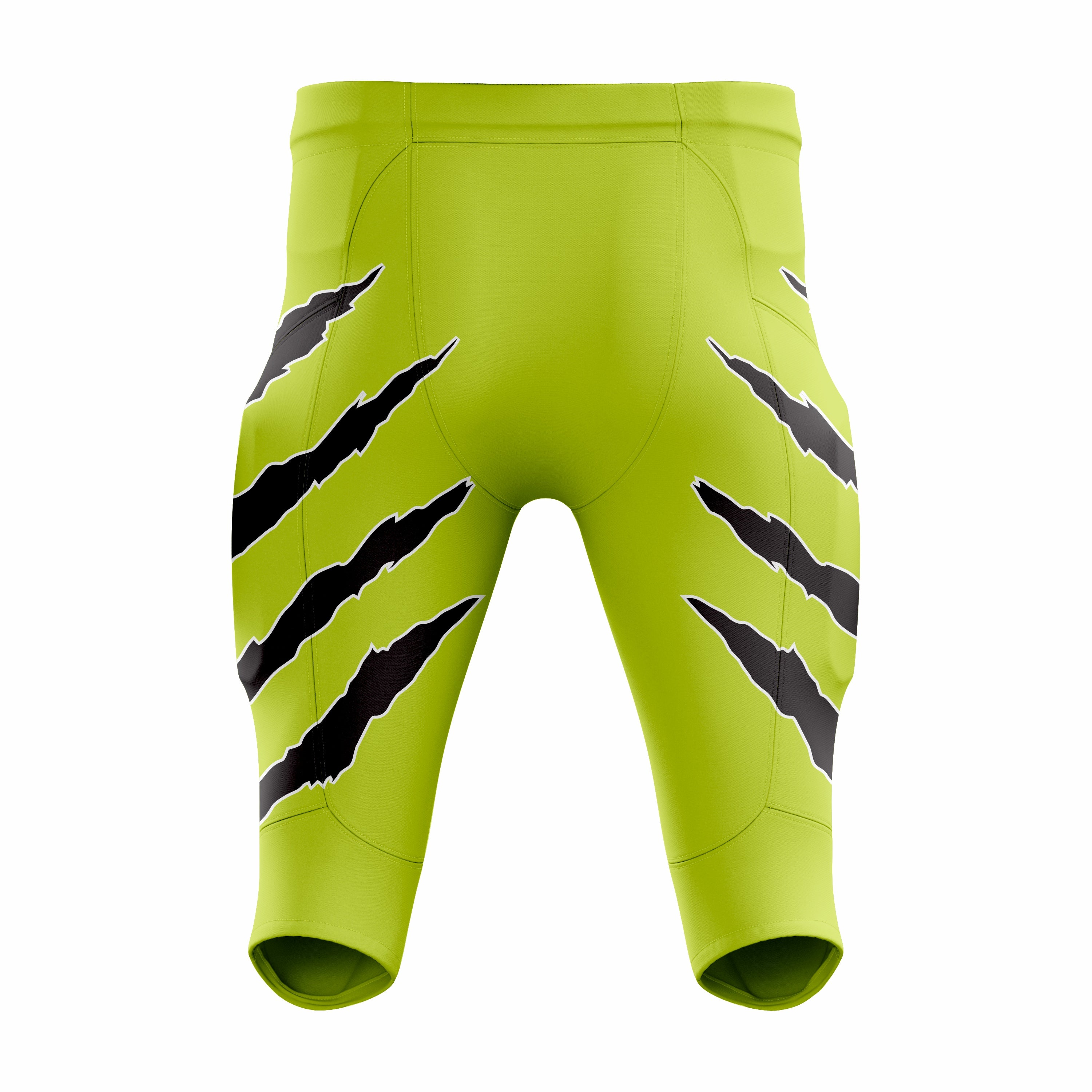 Custom Yellow & Black American Football Pant