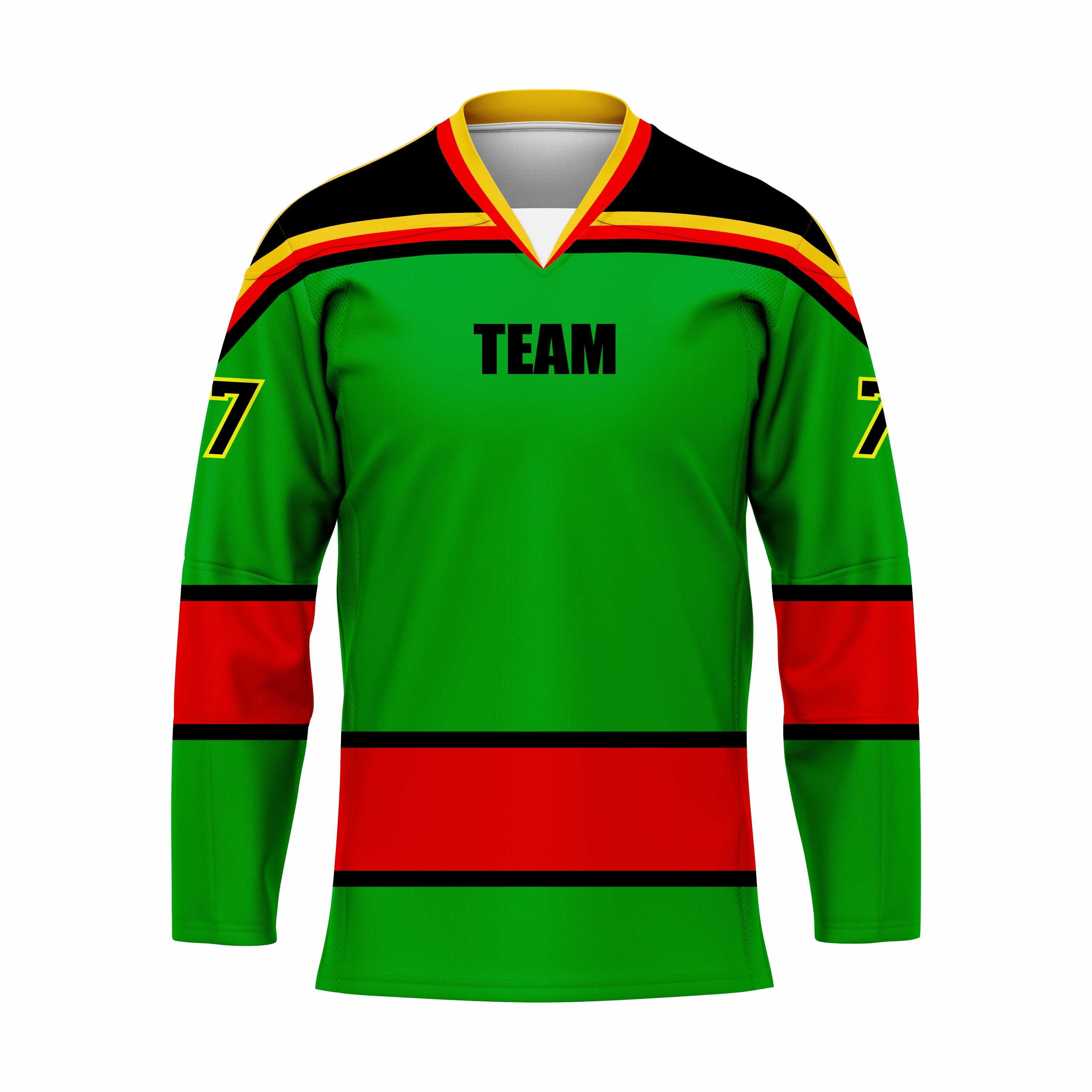custom V-NECK Hockey Jerseys