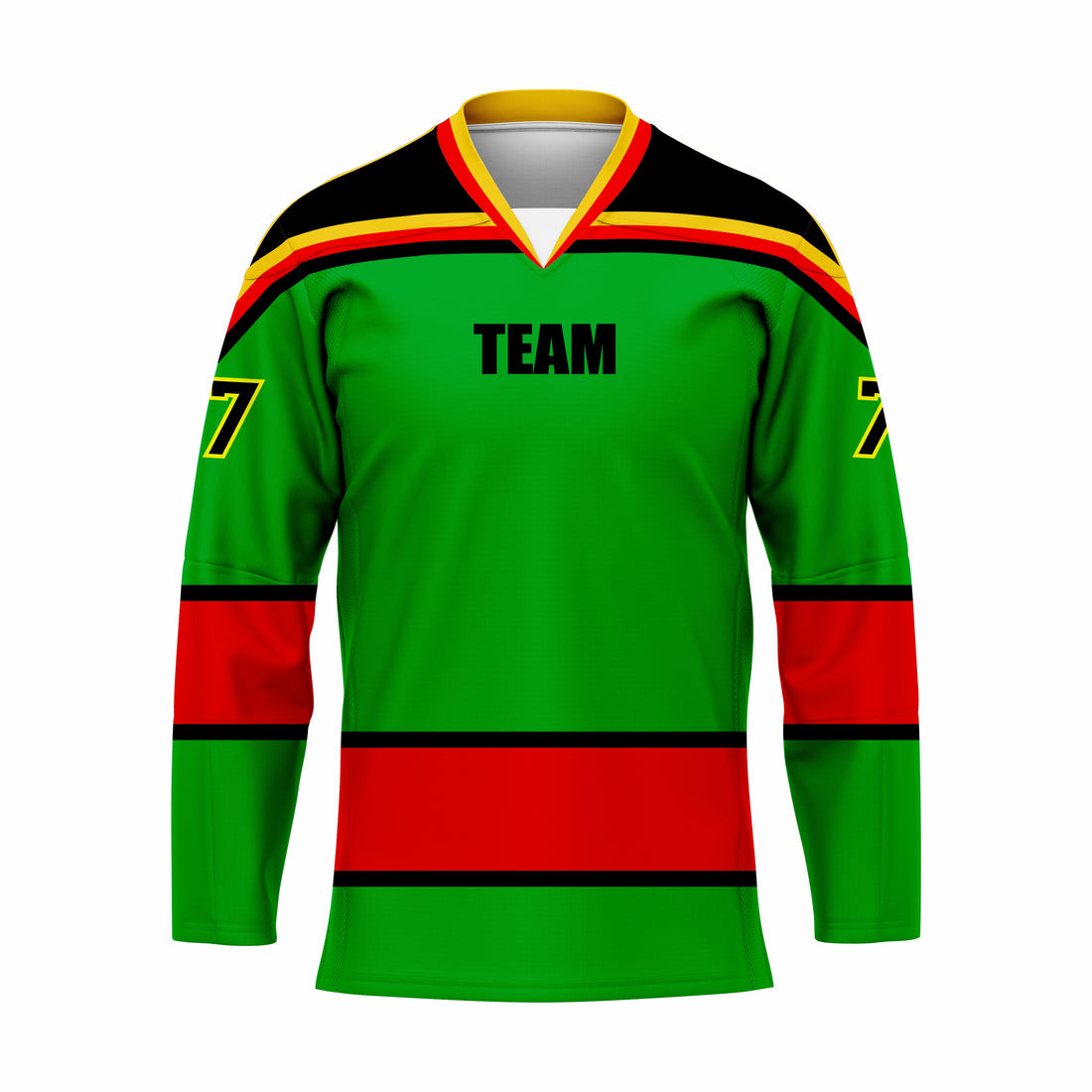custom V-NECK Hockey Jerseys