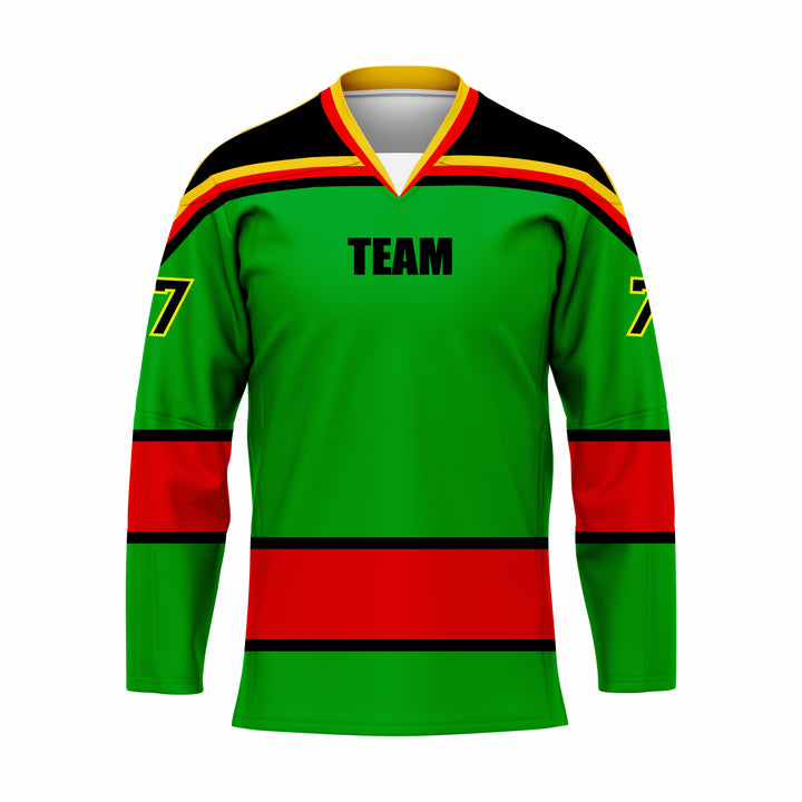 custom V-NECK Hockey Jerseys