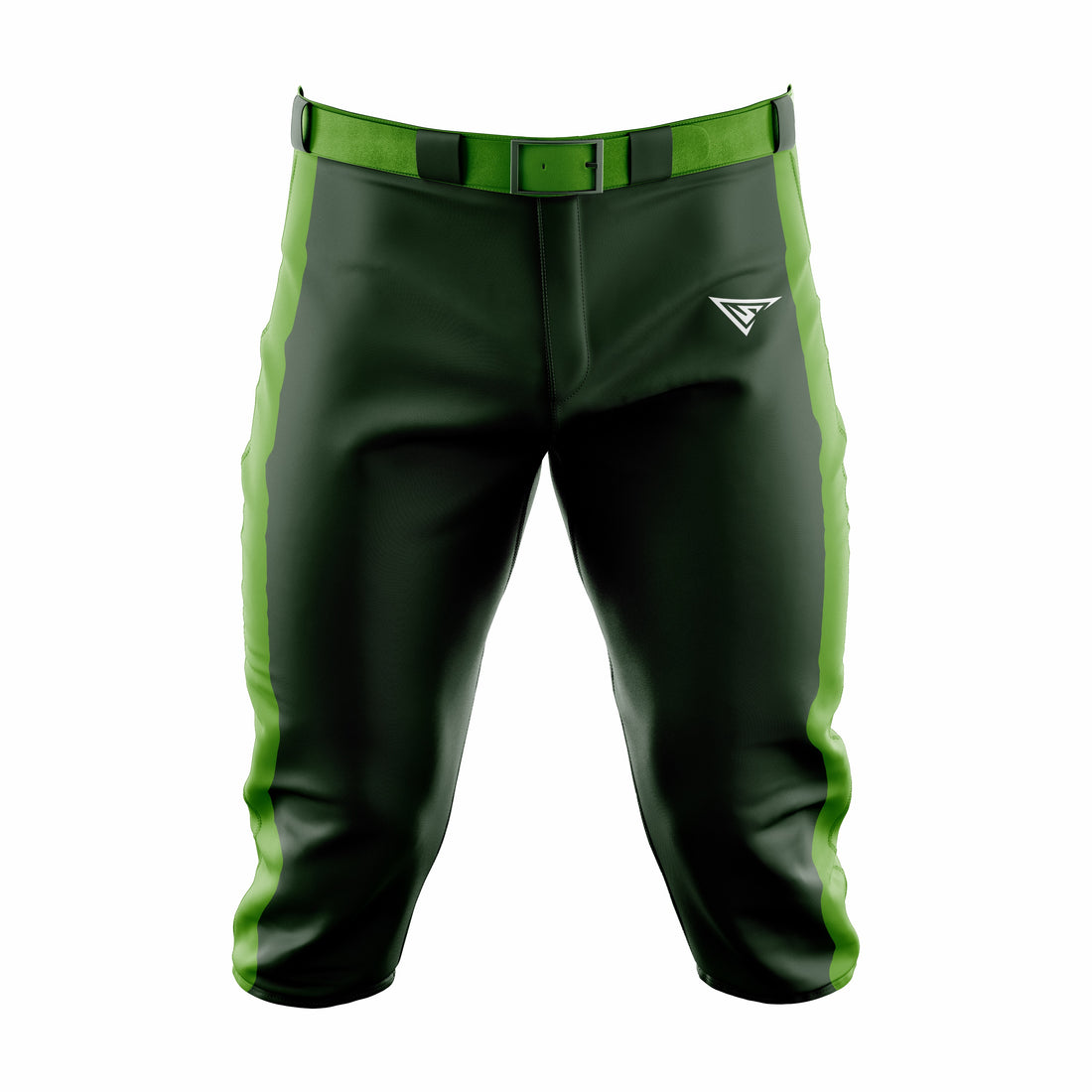 Custom Black & Green Baseball Knicker Pant