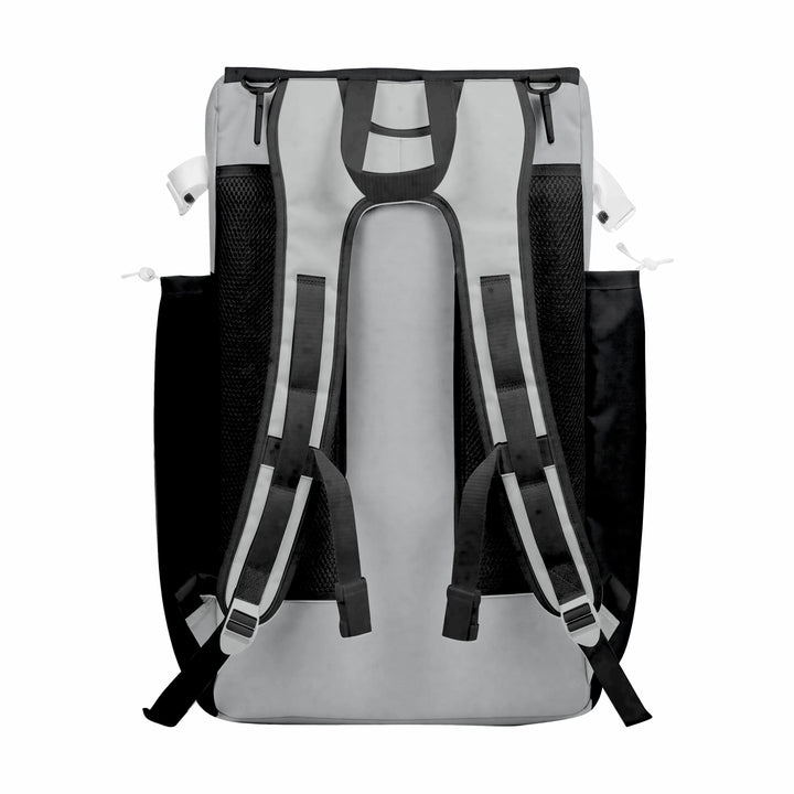 CUSTOM GREY, BLACK & YELLOW ELITE BASEBALL/SOFTBALL BACKPACKS