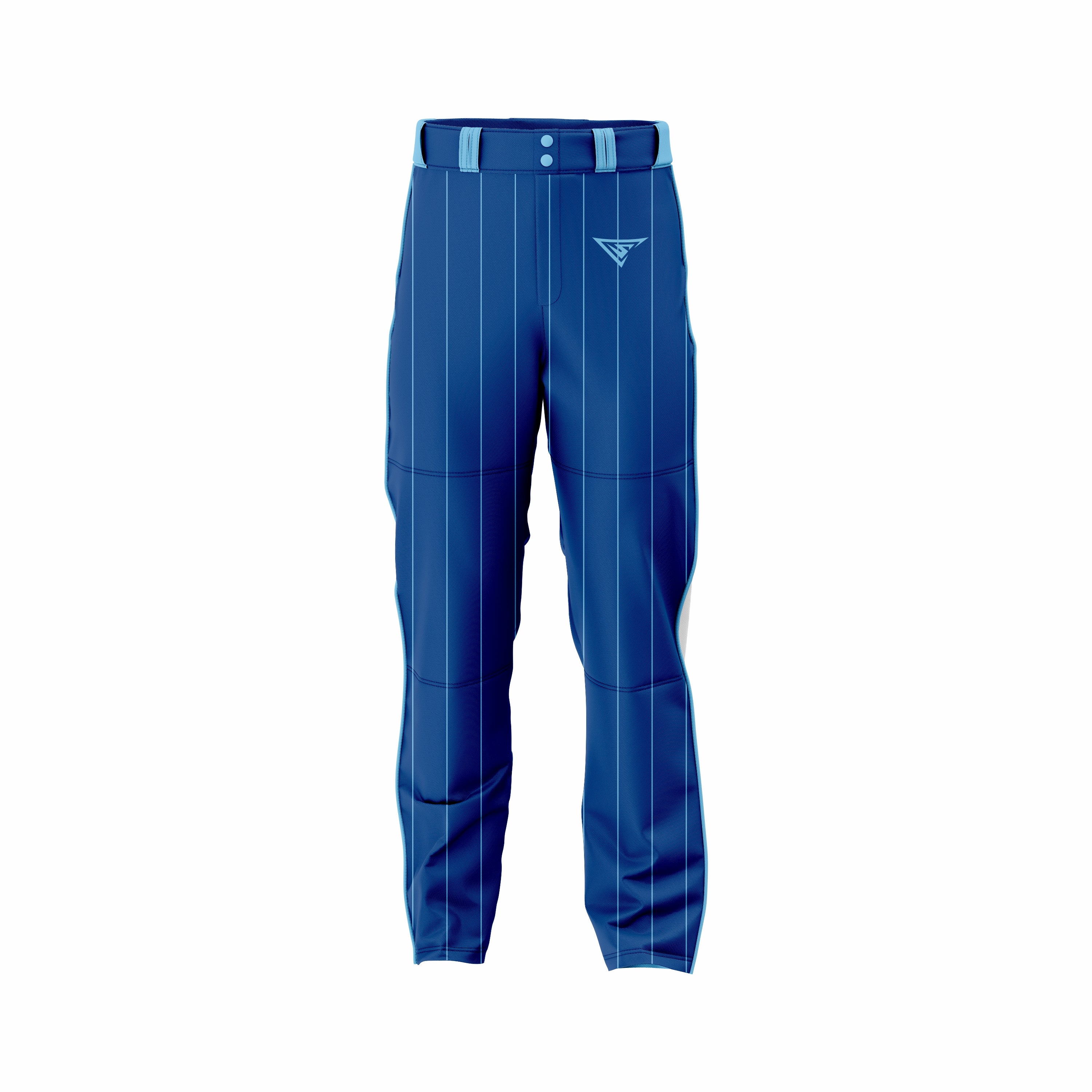 Custom Blue & Cyan Baseball Pant
