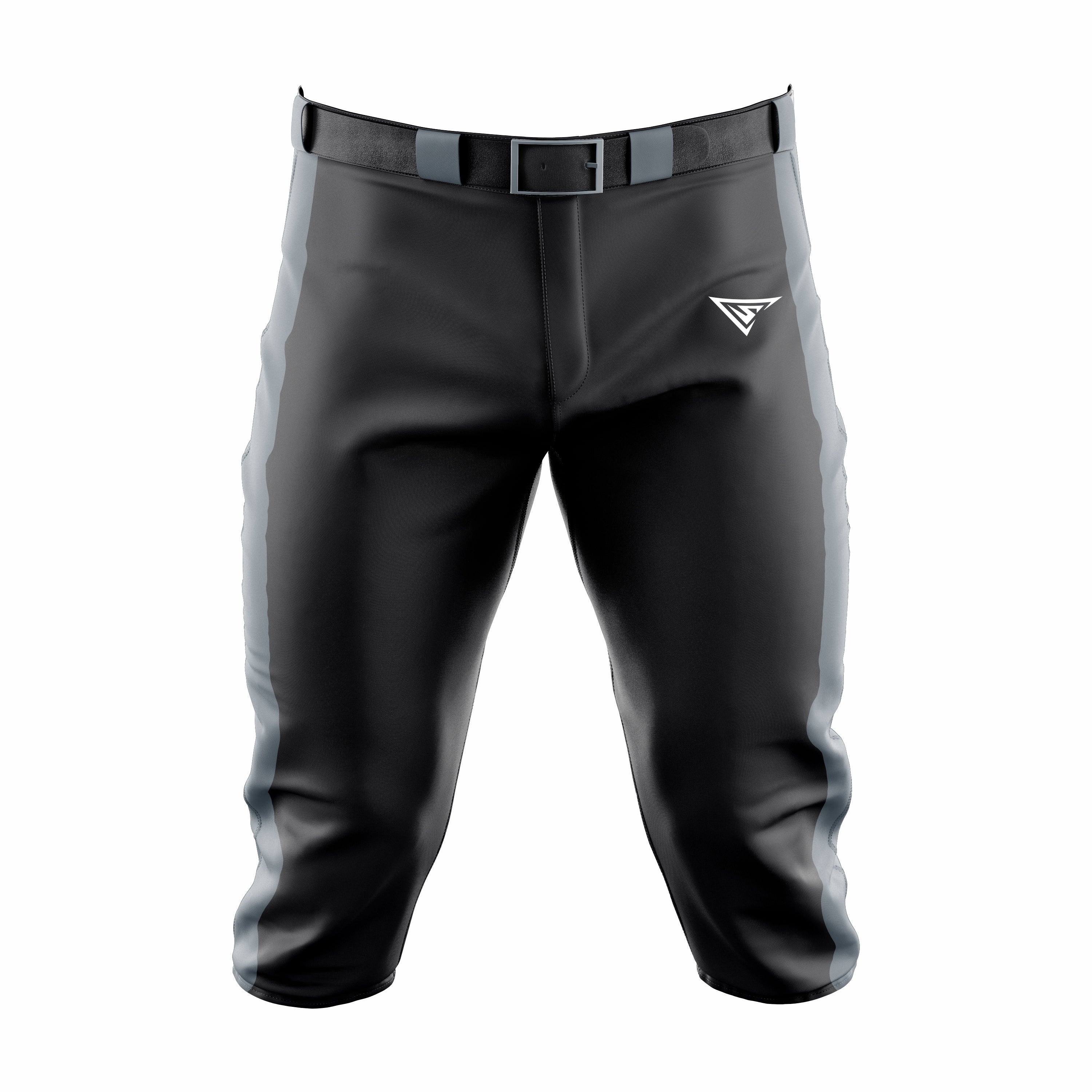 Custom Black & Grey softball Knicker Pant
