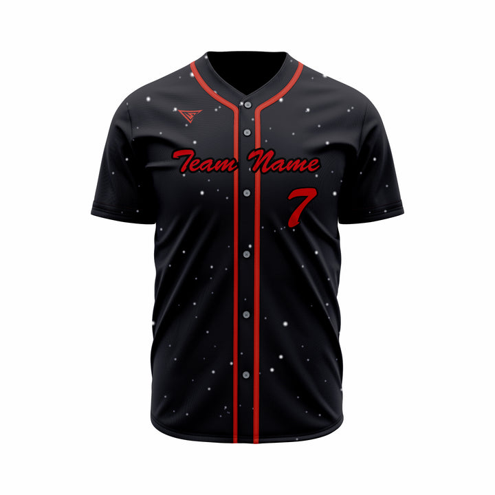 Custom Baseball full Buttons Jersey Sublimated