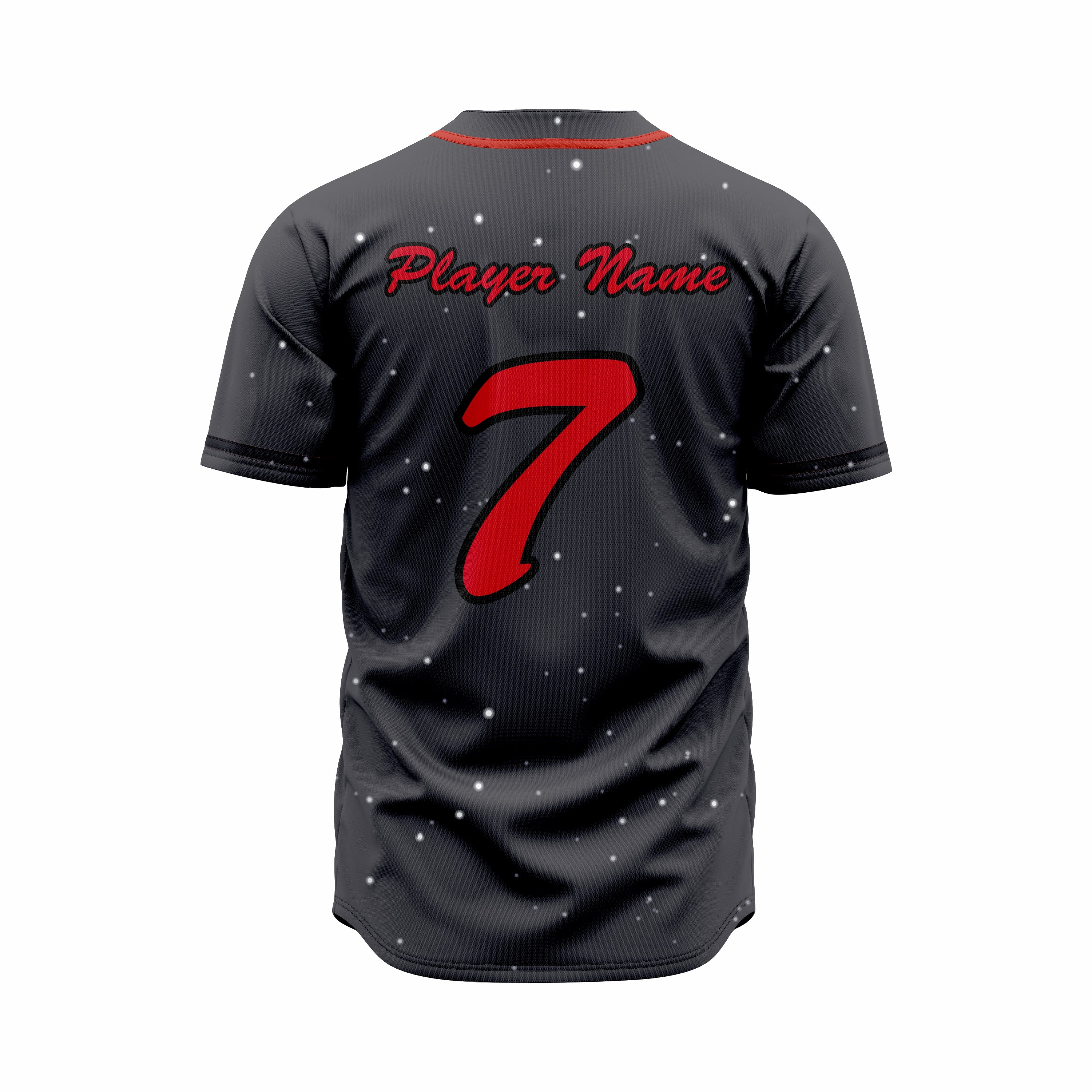 Custom Baseball full Buttons Jersey Sublimated