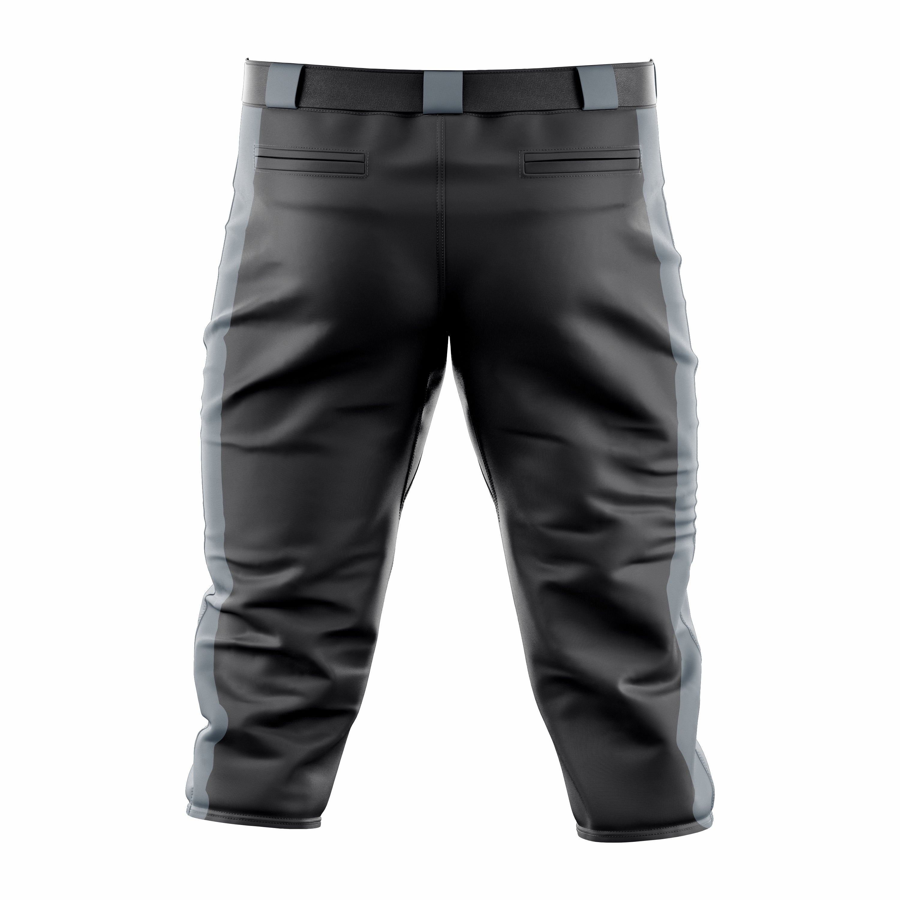 Custom Black & Grey softball Knicker Pant