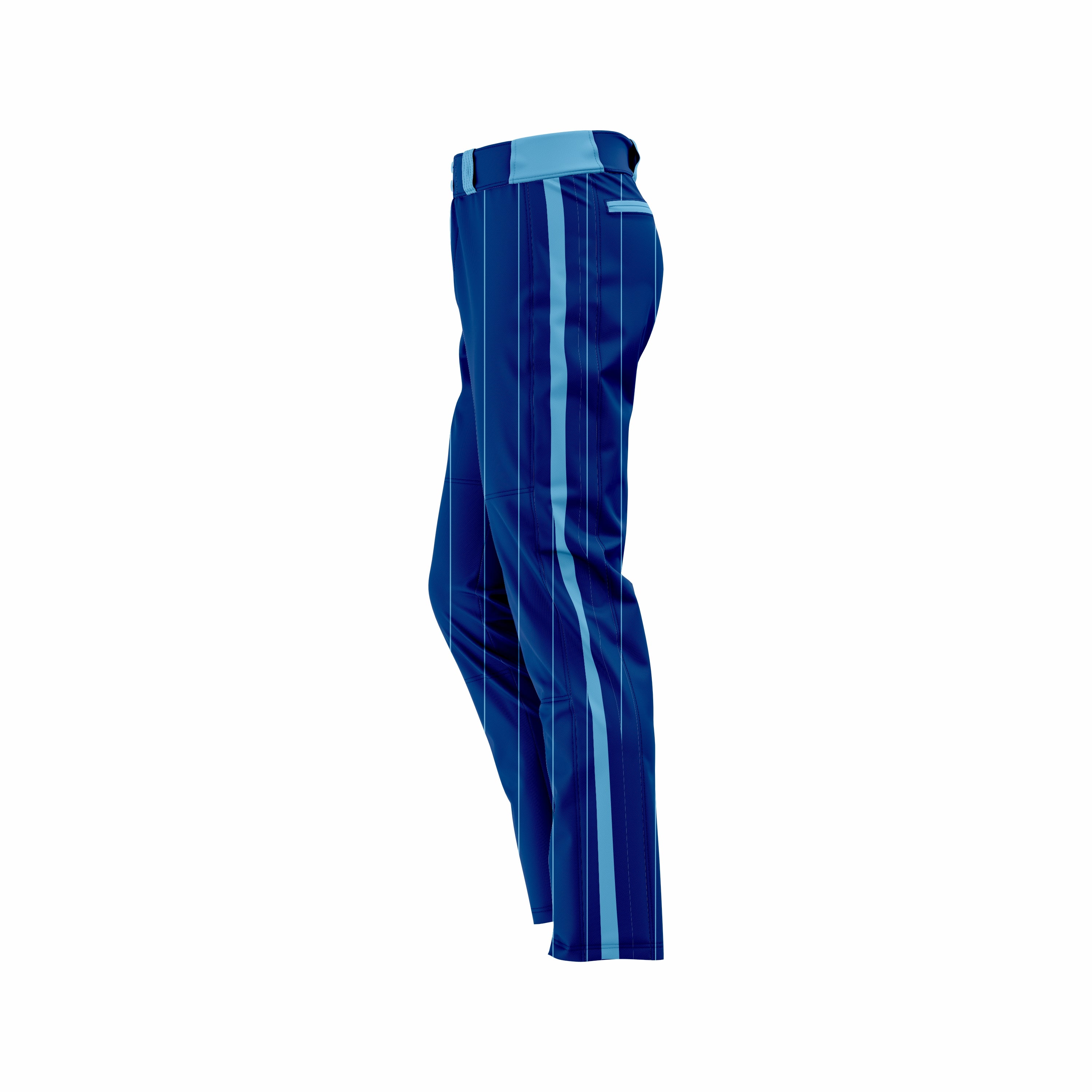 Custom Blue & Cyan Baseball Pant