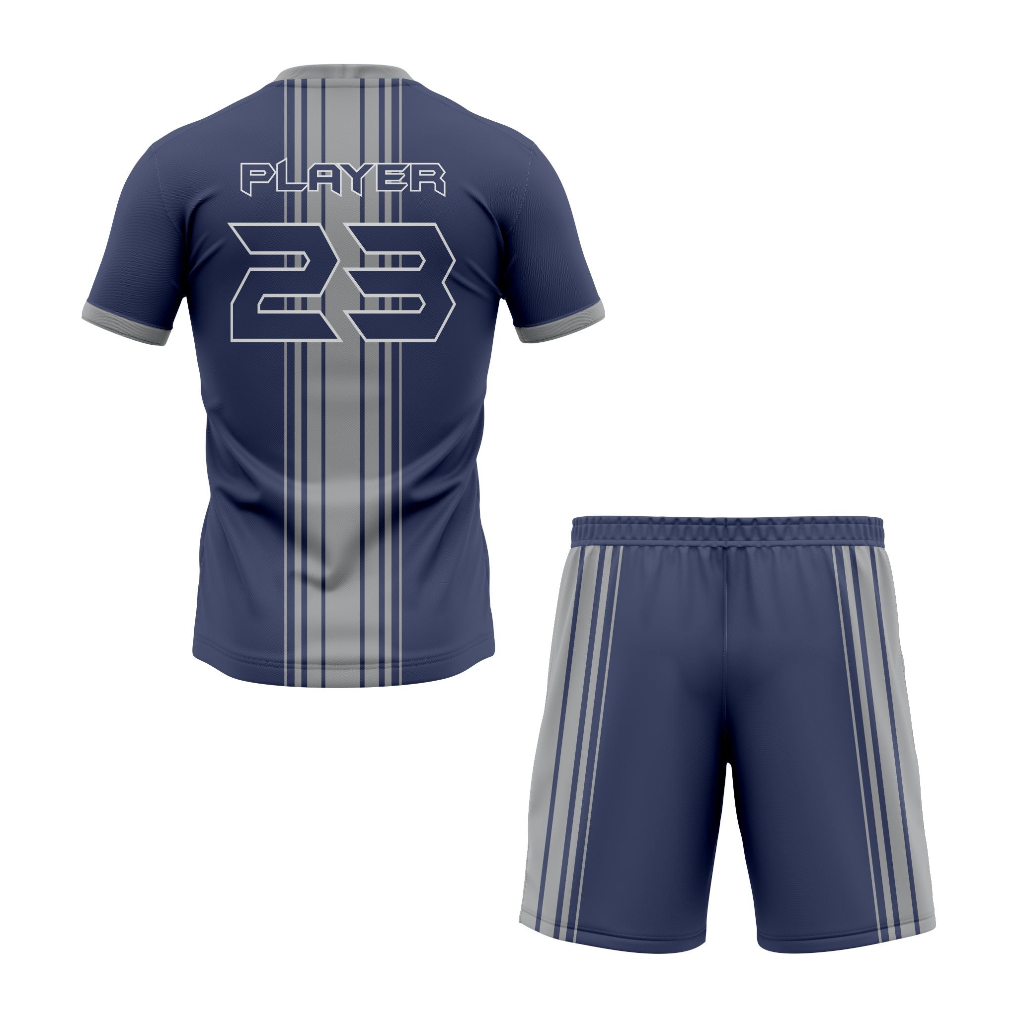 Custom Blue & Green Sublimation Soccer Uniform