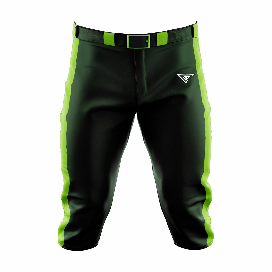 Custom Black & Green softball Knicker Pant