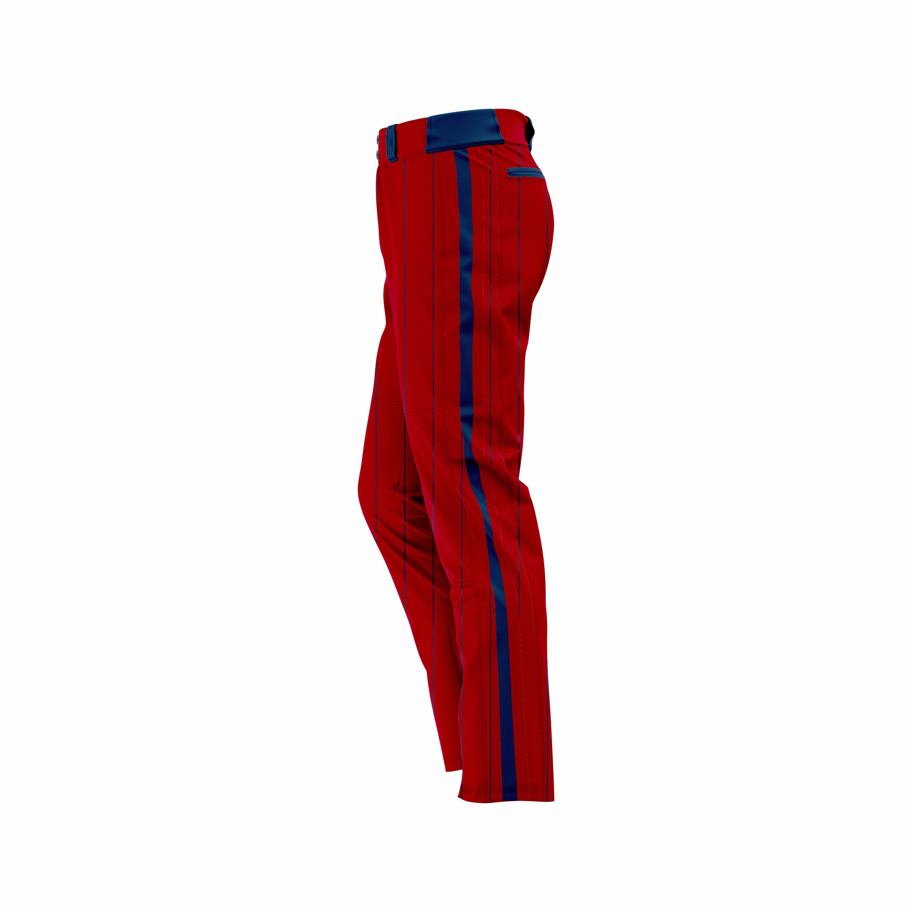 Custom Red & Blue Baseball Pant
