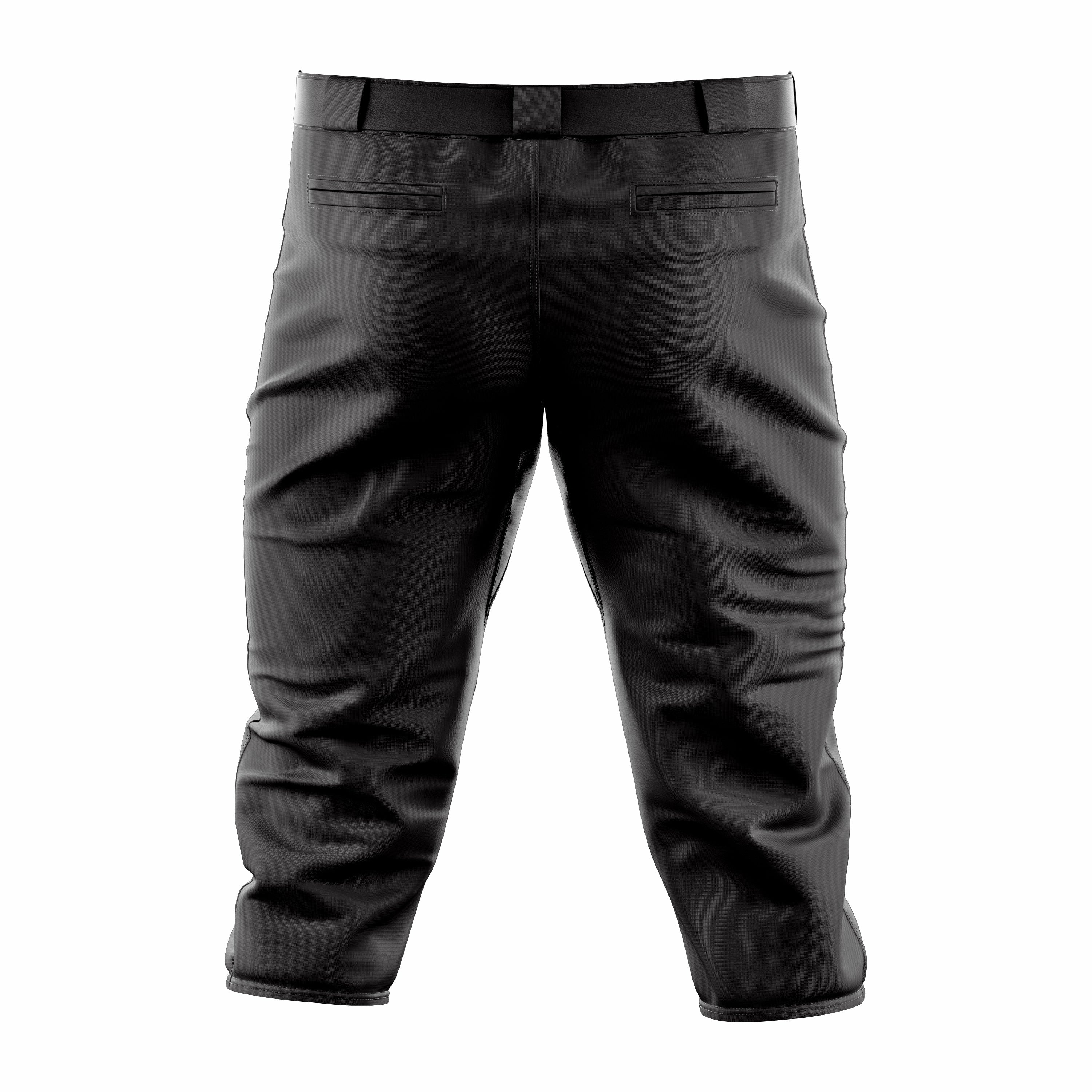 Custom Black Baseball Knicker Pant