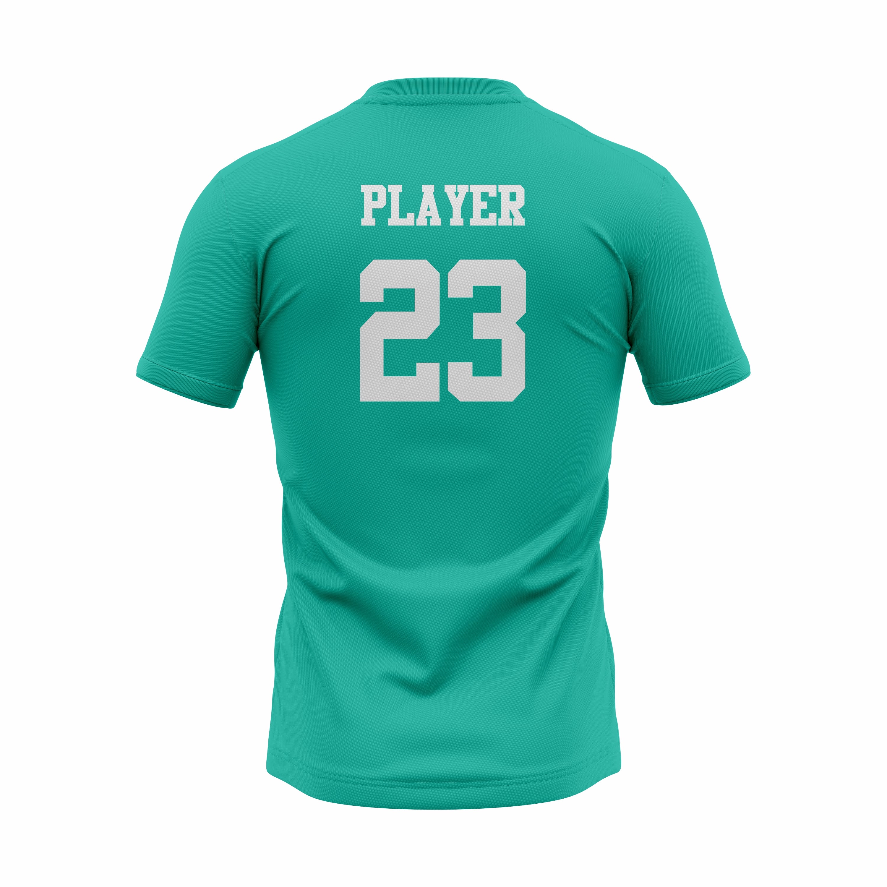 Custom Green, Gray & White Sublimation Soccer Jersey