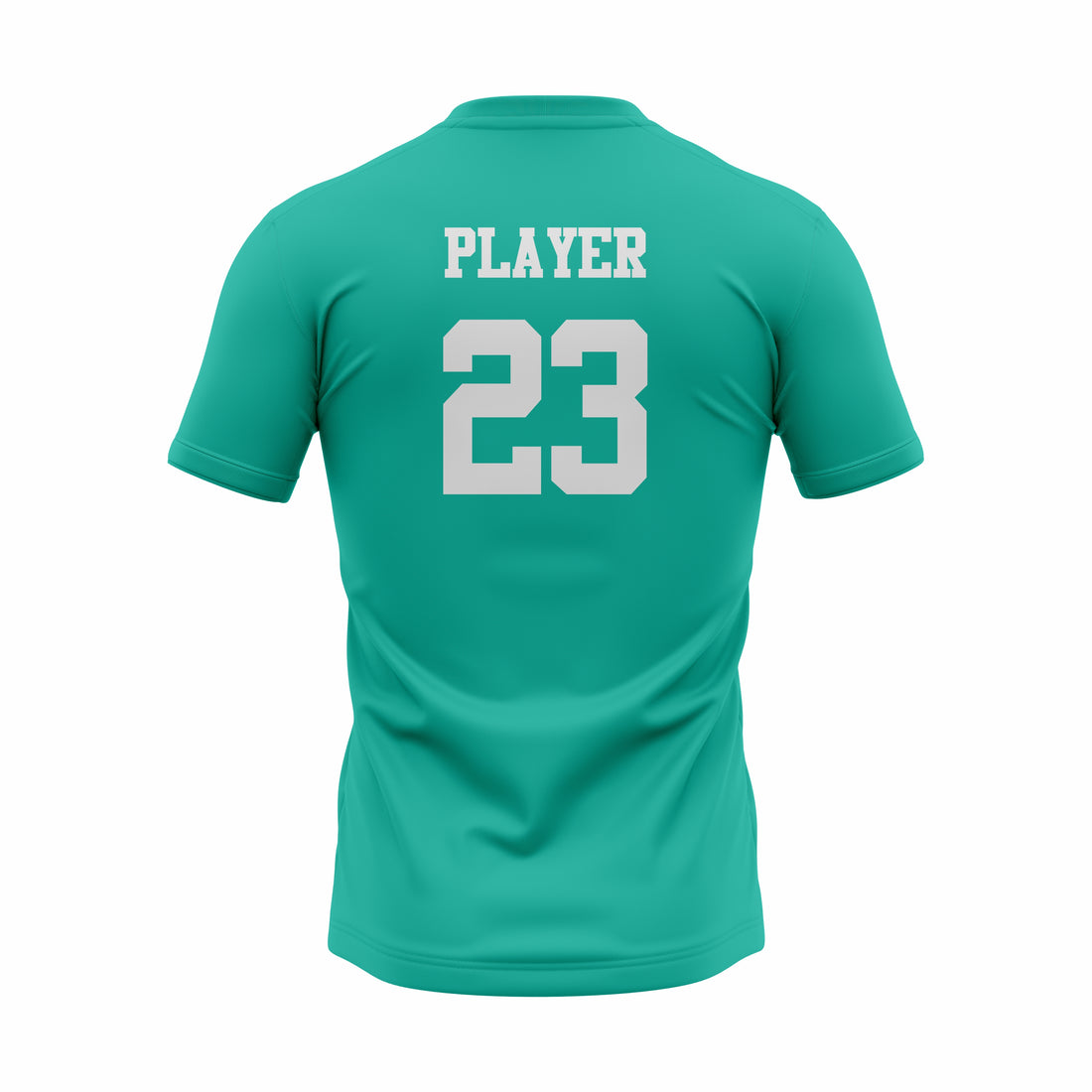 Custom Green, Gray & White Sublimation Soccer Jersey