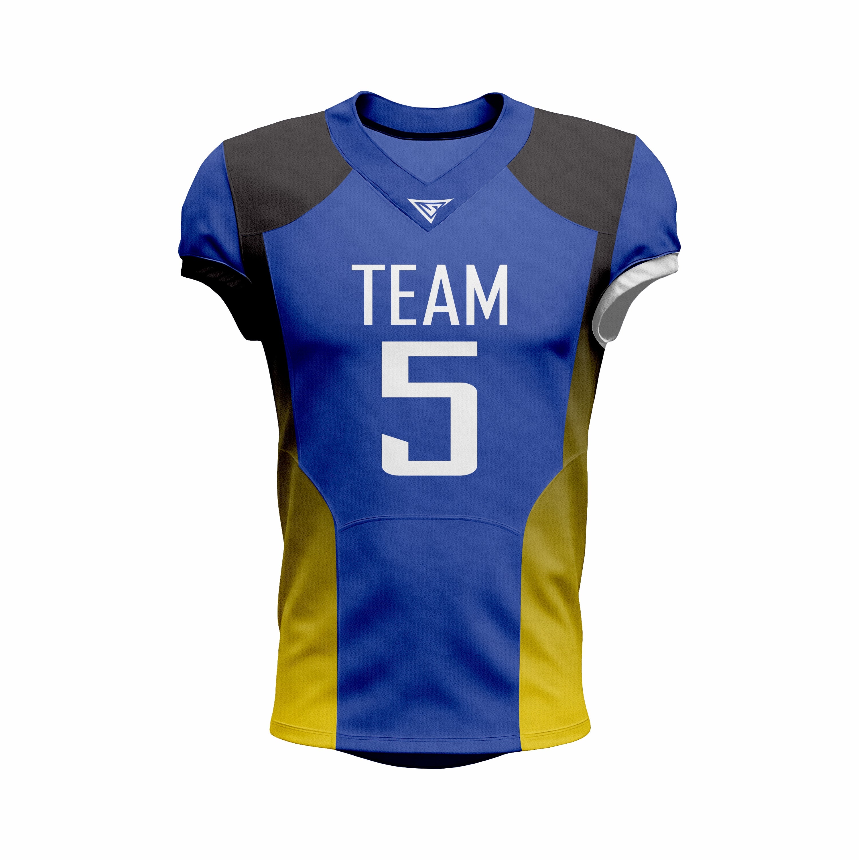 Custom Blue & Black American Football Jersey