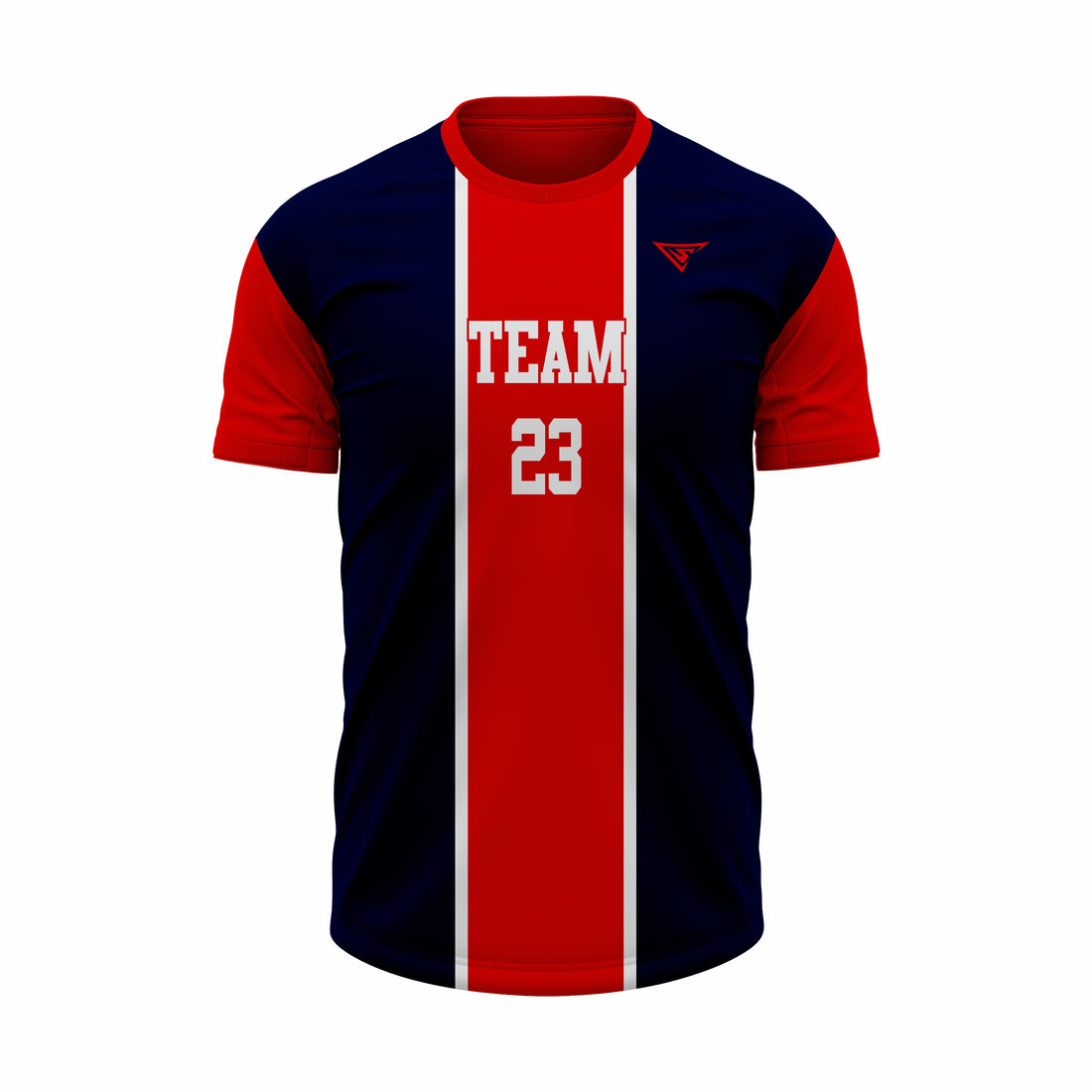Custom Black, Red & White Sublimation Soccer Uniform