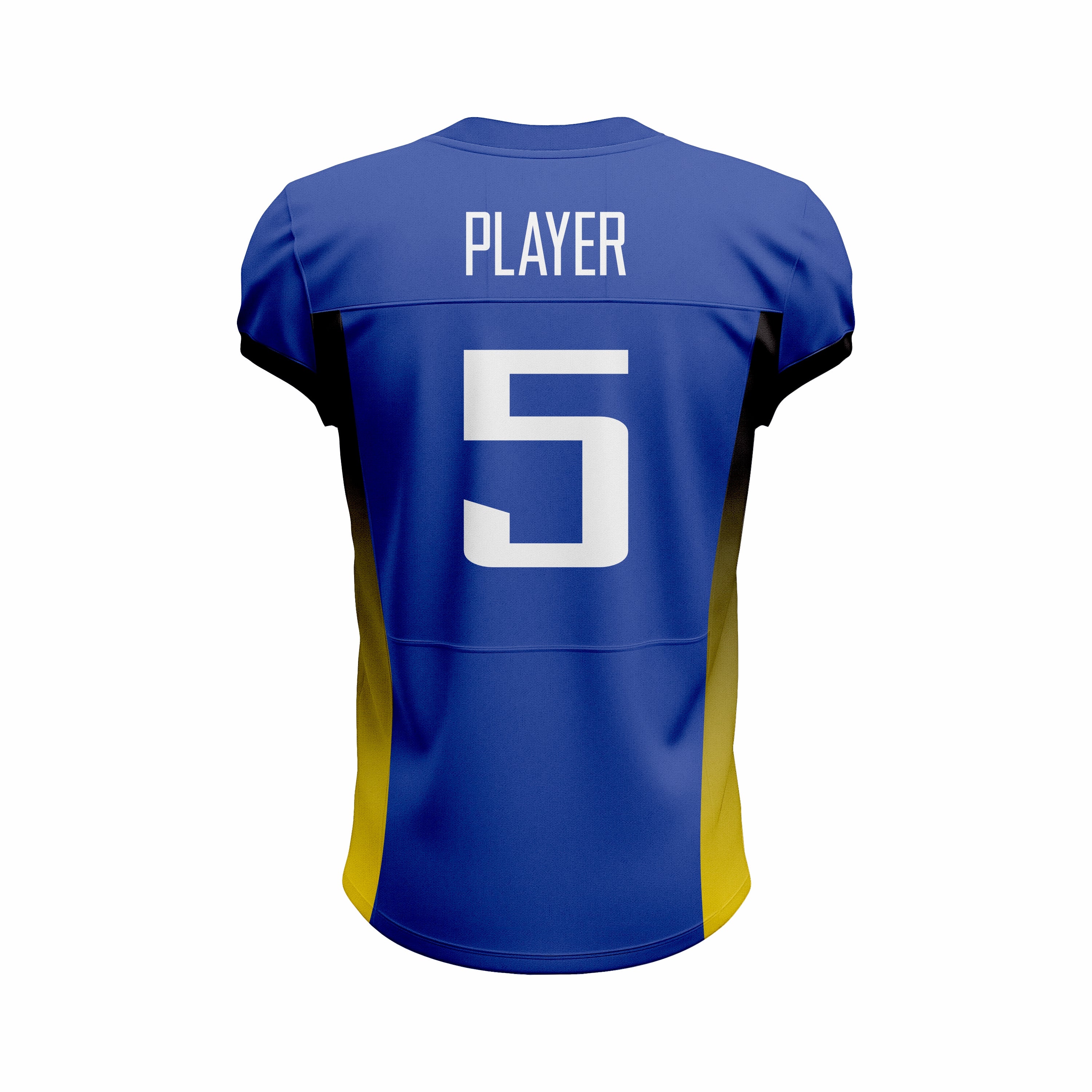 Custom Blue & Black American Football Jersey