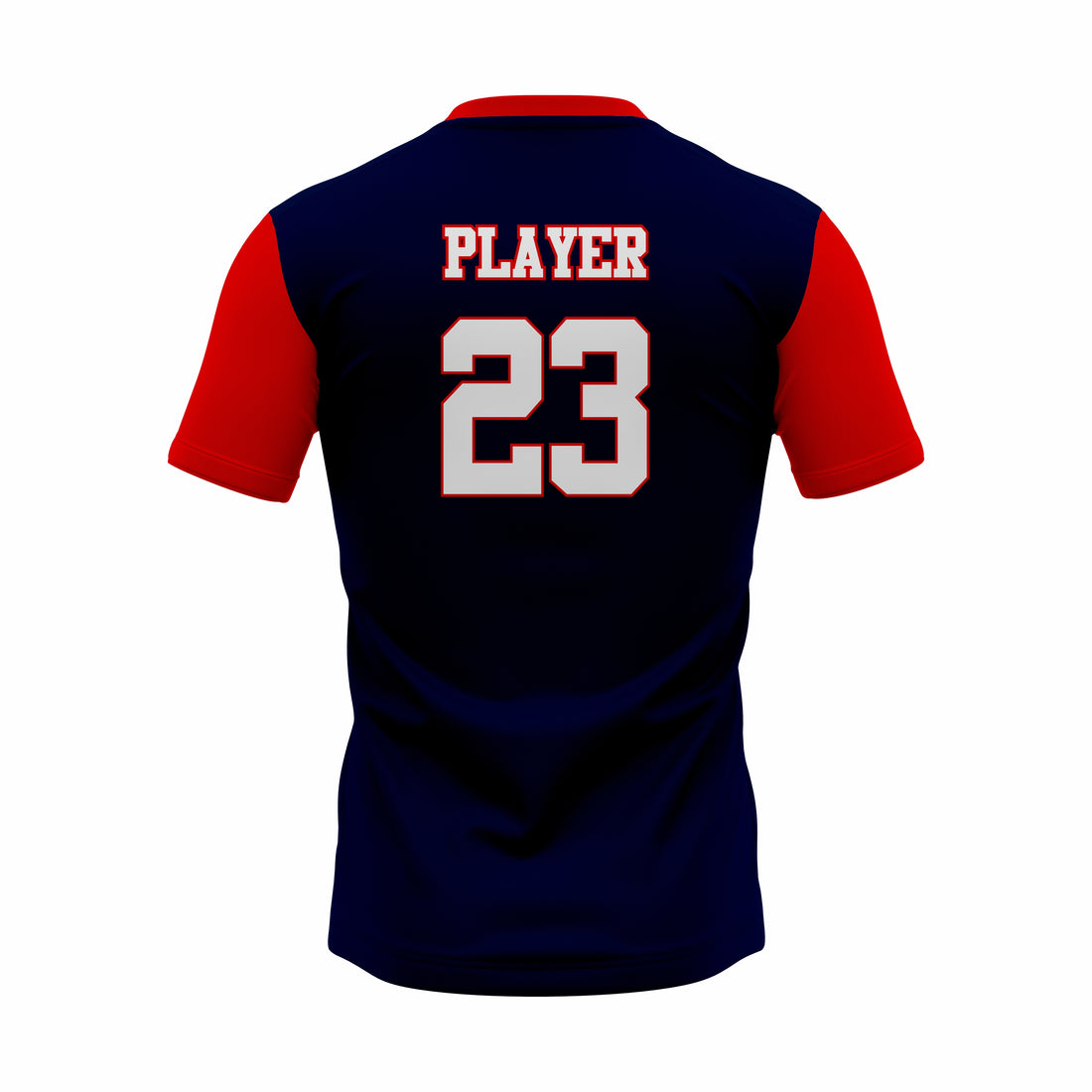 Custom Black, Red & White Sublimation Soccer Uniform