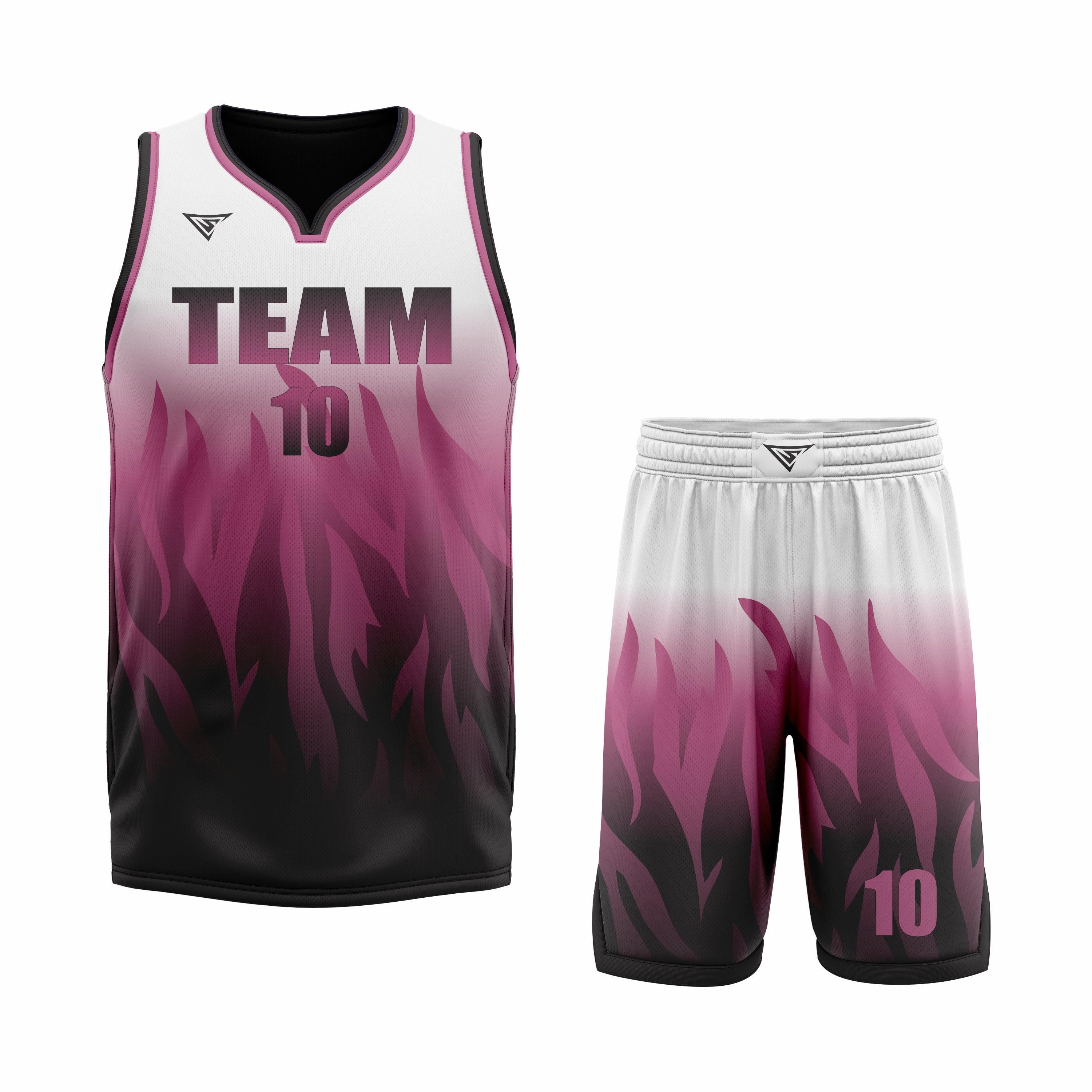 Custom Purple White Basketball Uniform Set | Sports Custom Uniform