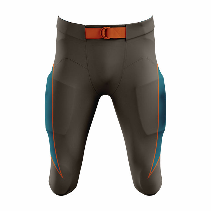 Custom Black & Red American Football Pant