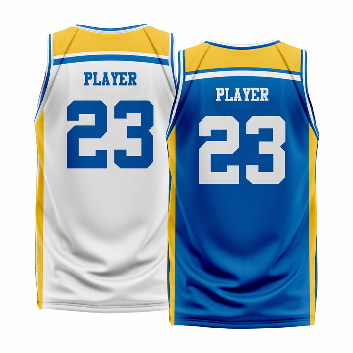 Custom Reversible V-Neck Basketball Jerseys