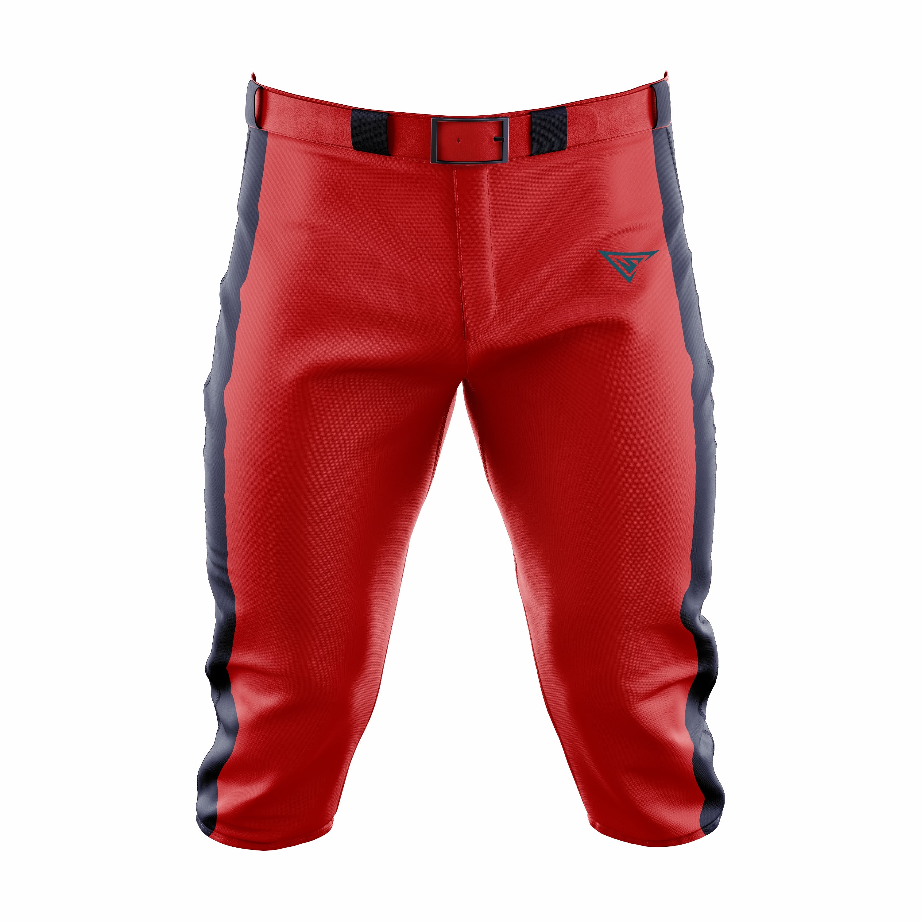 Custom Red & Black softball Knicker Pant