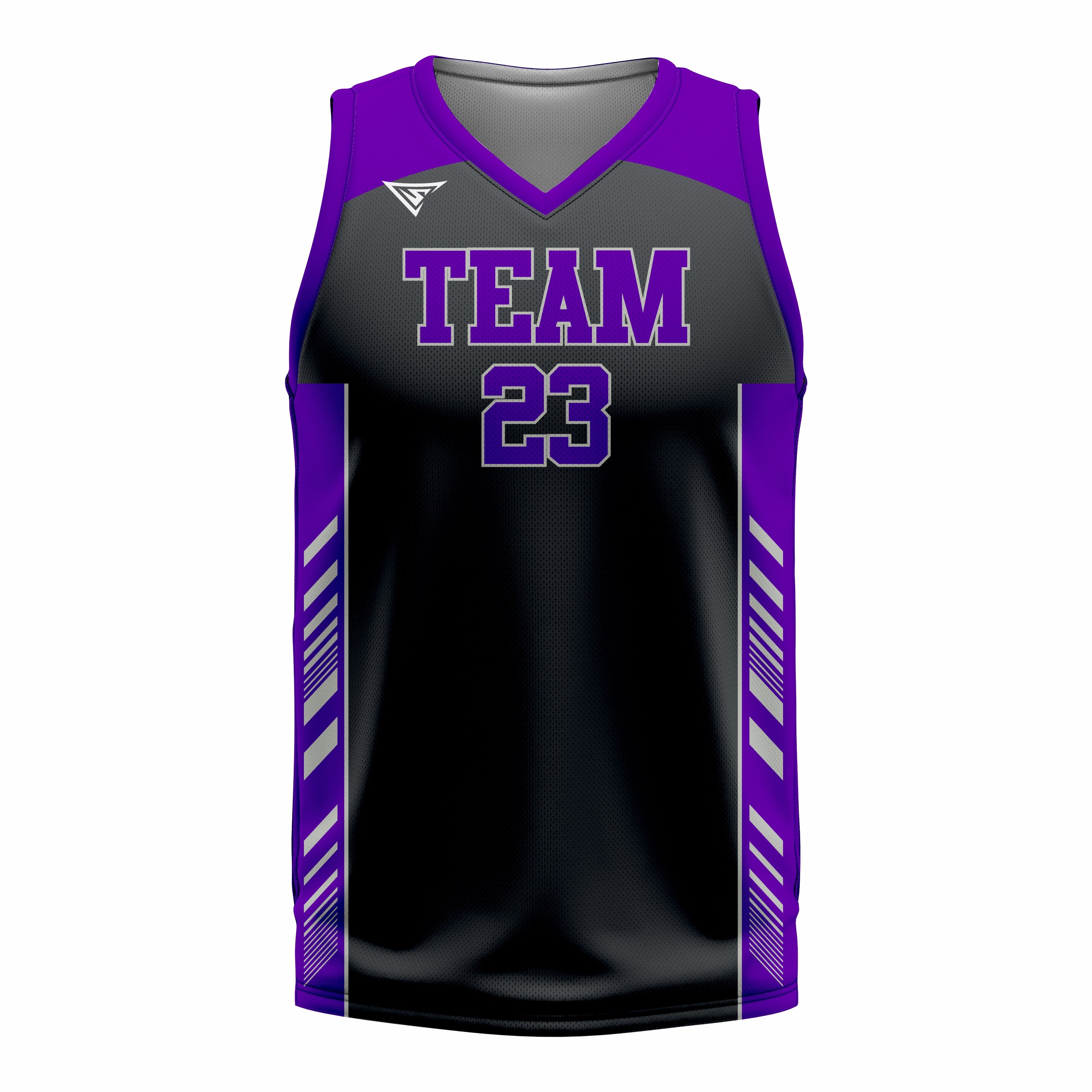 Custom Purple Black Basketball Jersey | Sports Custom Uniform