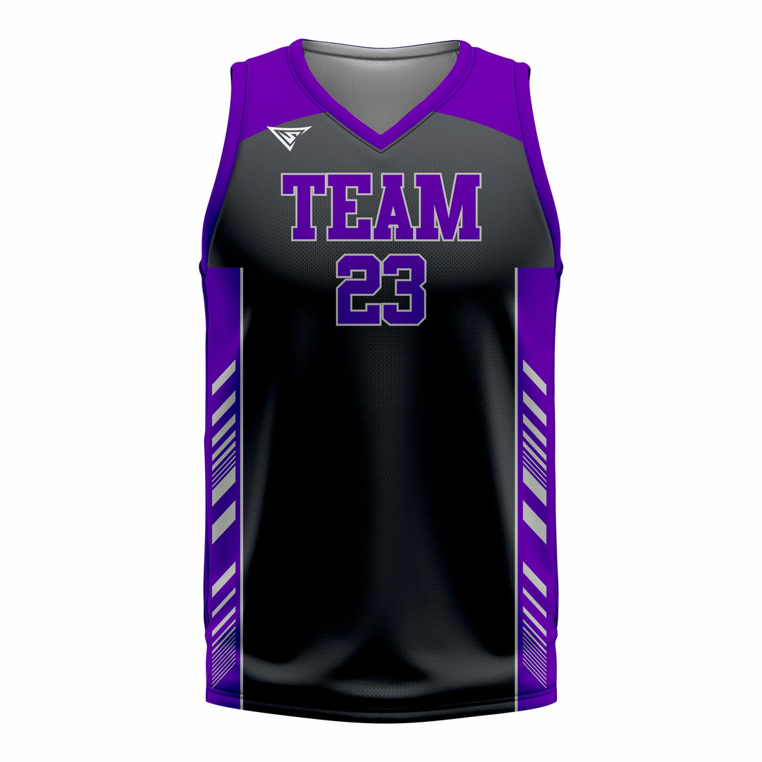 Custom Purple Black Basketball Jersey | Sports Custom Uniform