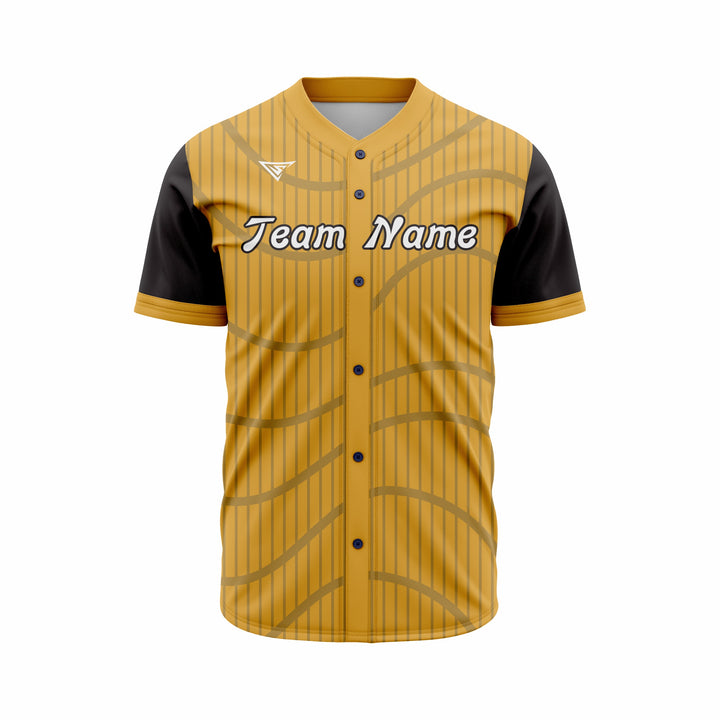 Custom Baseball full Buttons Jersey Sublimated