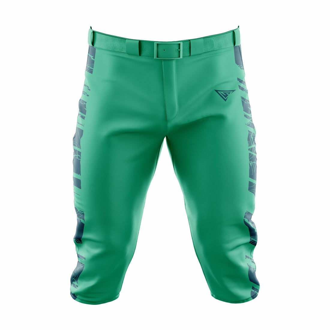 Custom Green & Dark Green Baseball Knicker Pant