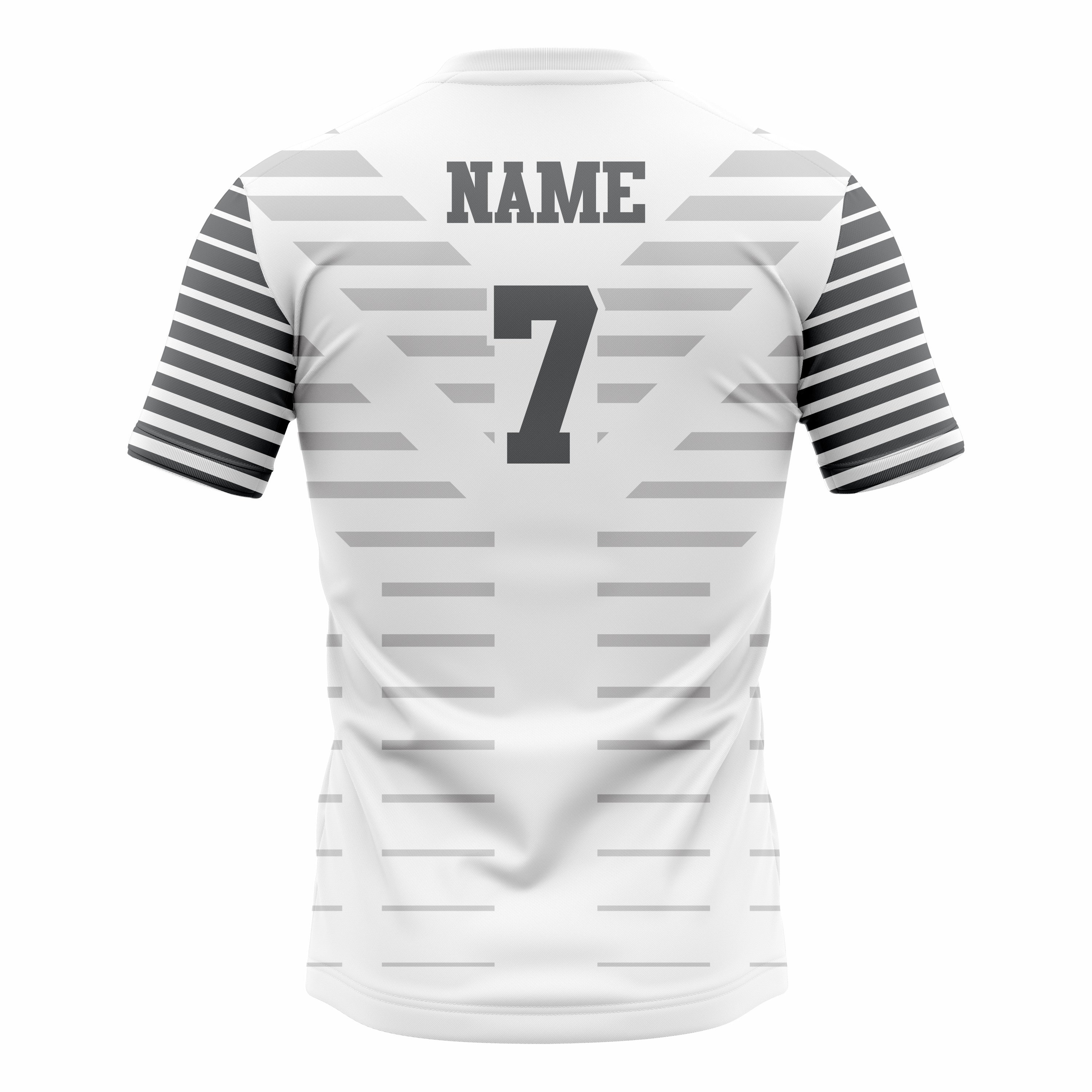 Custom White & Grey Crew Neck Softball Jerseys