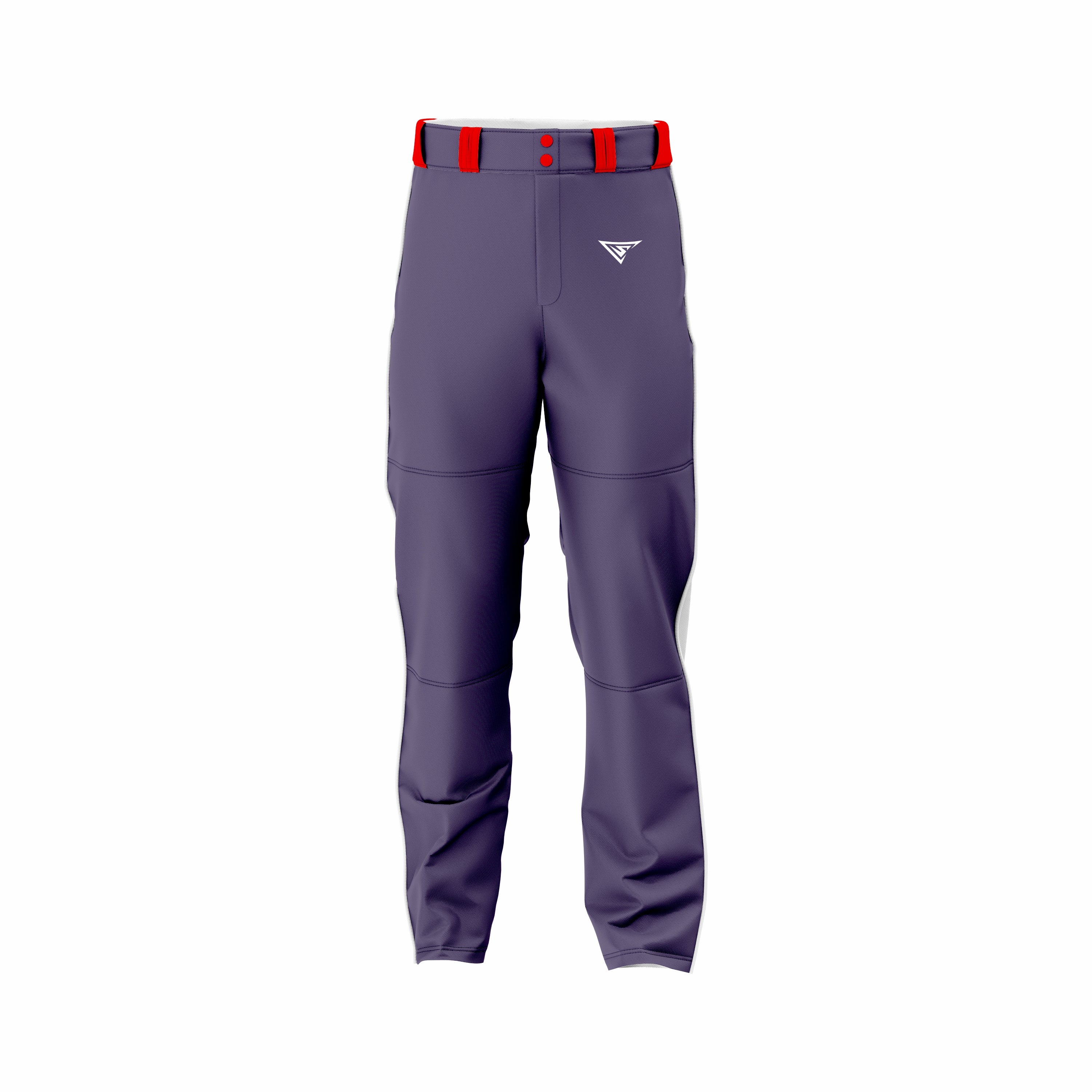 Custom Purple & Red softball Pant